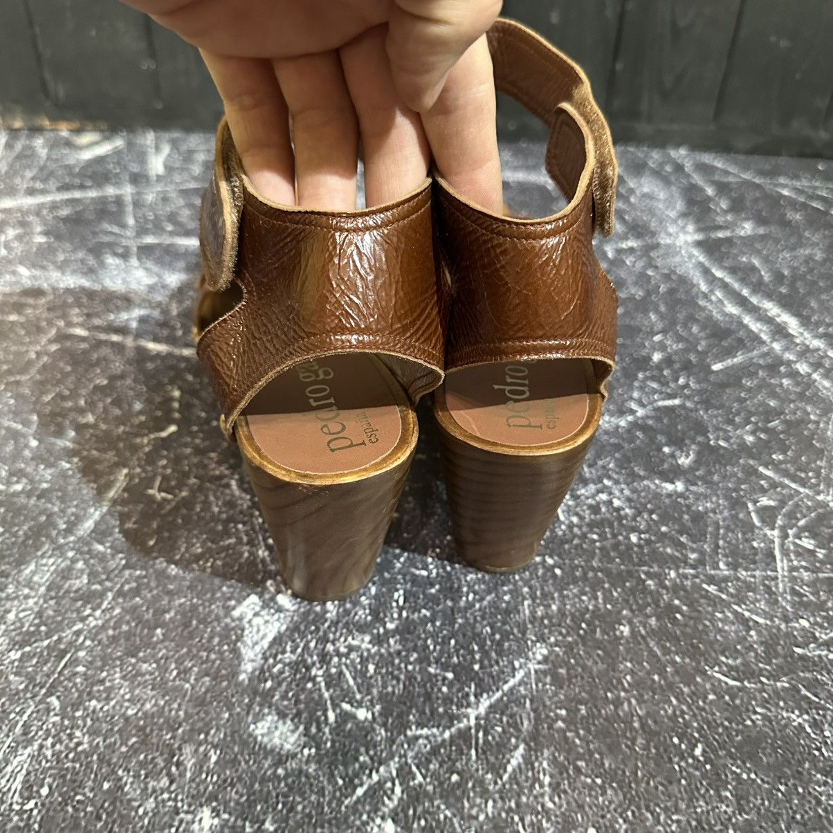Pedro Garcia Pedro Garcia Wedge Women’s Leather Sandals Heels Size 40 Size US 10 / IT 40 - 5 Thumbnail