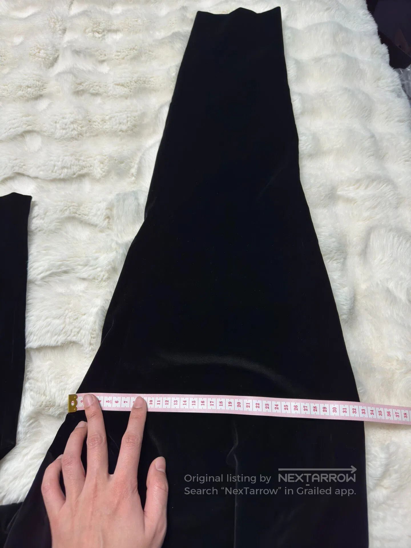 Saint Laurent Paris Saint Laurent Paris Poster walk show slim velvet suit pant Size US 30 / EU 46 - 7 Thumbnail