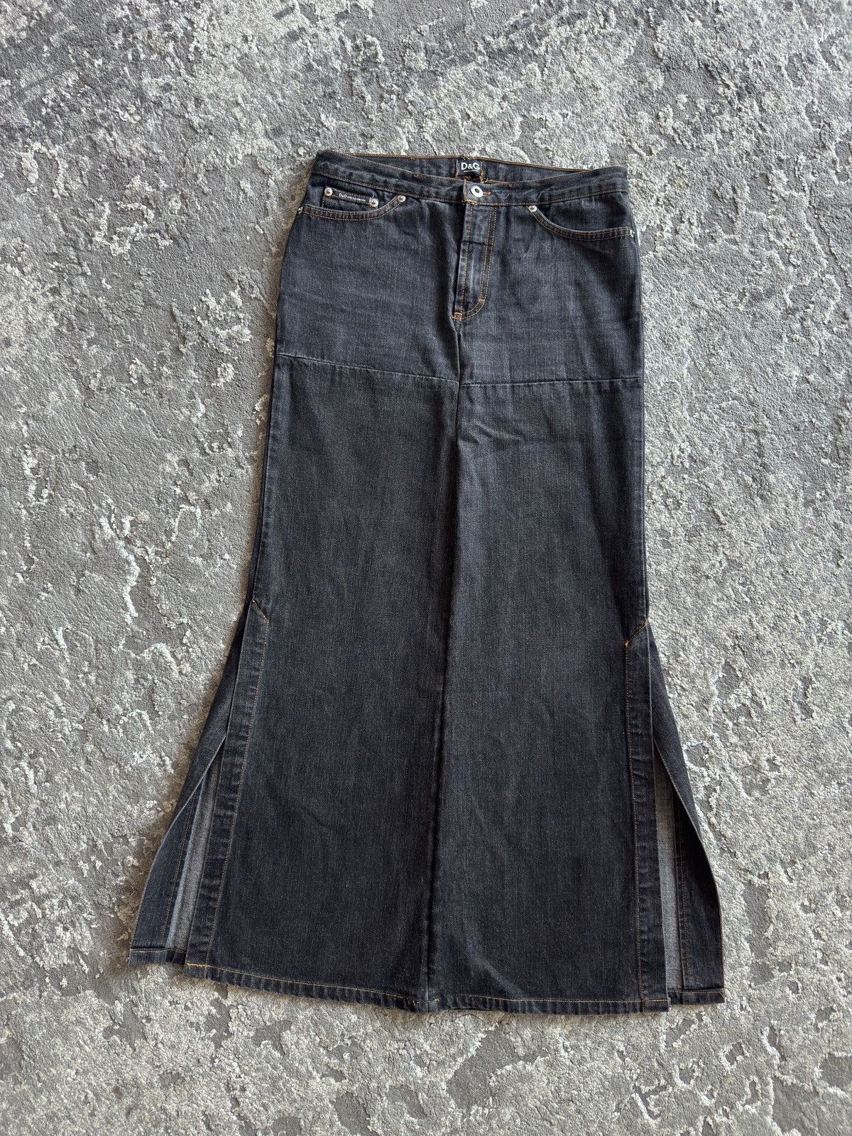 Dolce & Gabbana Vintage Dolce & Gabbana Denim Maxi Skirt D&G Size 28" / US 6 / IT 42 - 1 Thumbnail