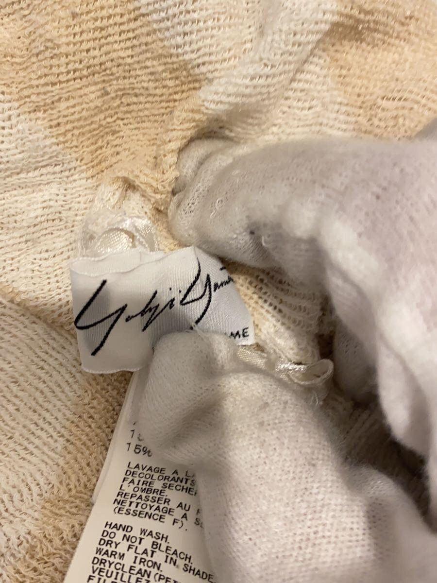 Yohji Yamamoto yohji yamamoto POUR HOMME Cotton/CRM knit sweater Size US L / EU 52-54 / 3 - 3 Thumbnail