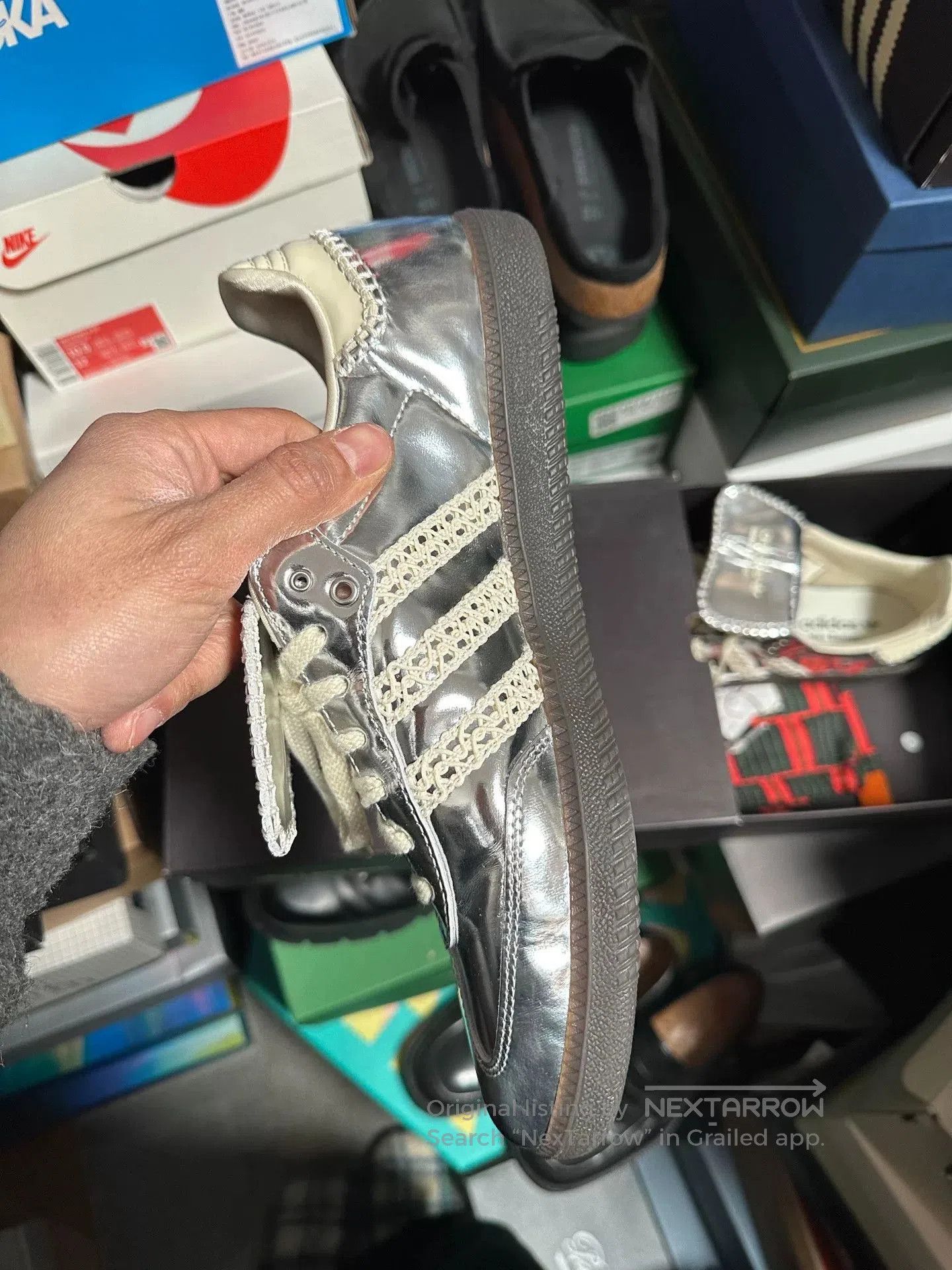 Wales Bonner Wales Bonner x adidas Samba. Size US 11.5 / EU 44-45 - 4 Thumbnail