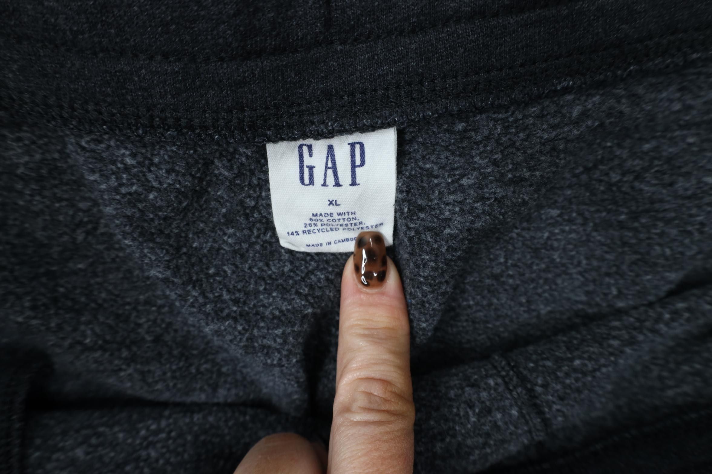 Gap Vintage Y2K Gap Spell Block Letter Sweatpants Joggers Gray Size US 38 / EU 54 - 8 Thumbnail