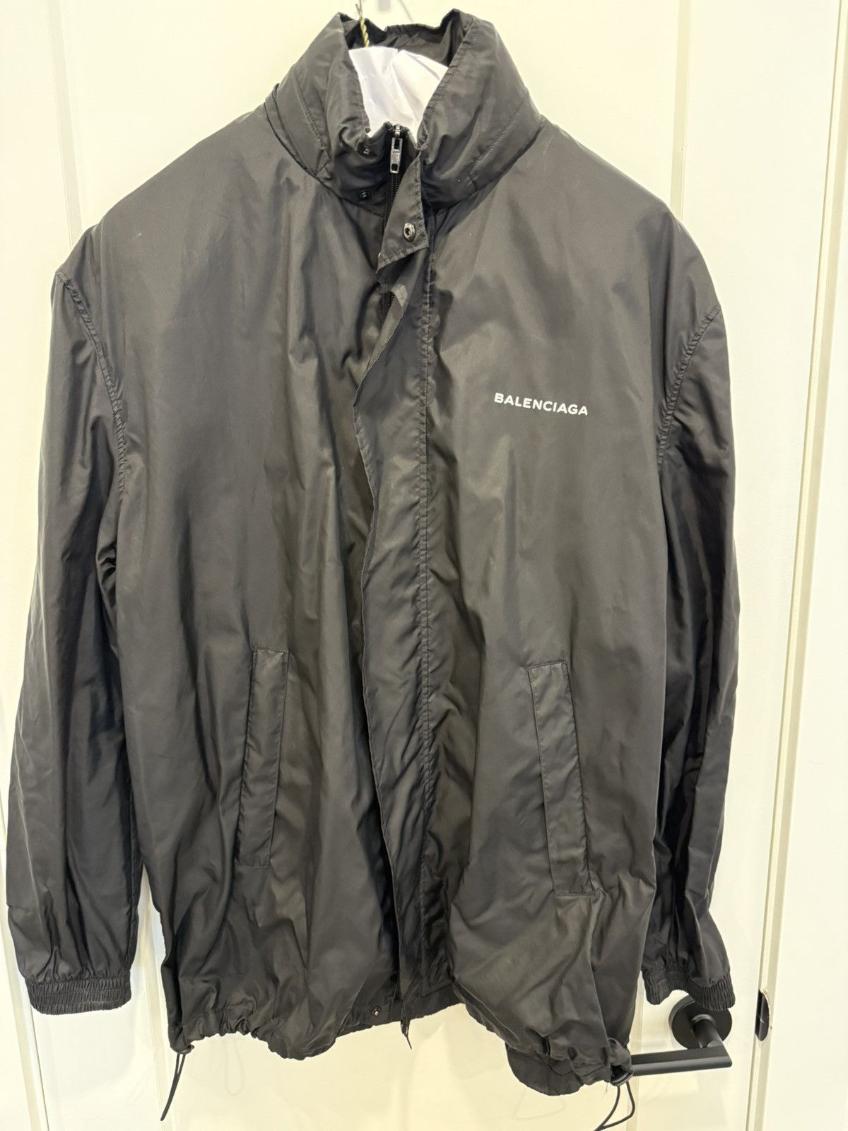 Balenciaga Balenciaga Logo Rainjacket XL Size US XL / EU 56 / 4 - 1 Thumbnail