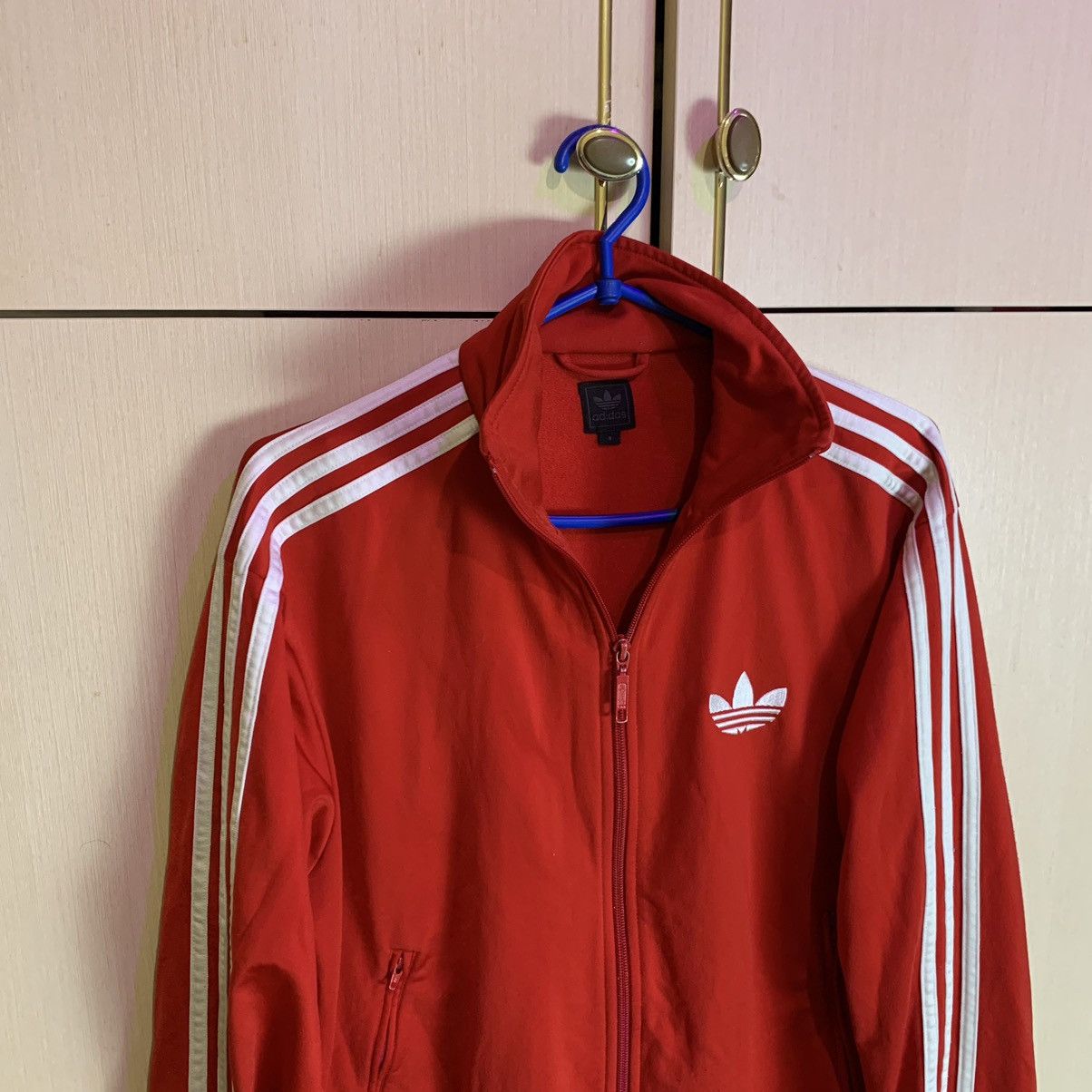 Other Vintage Adidas Track Jacket Striped Red White Y2K Size US S / EU 44-46 / 1 - 5 Thumbnail