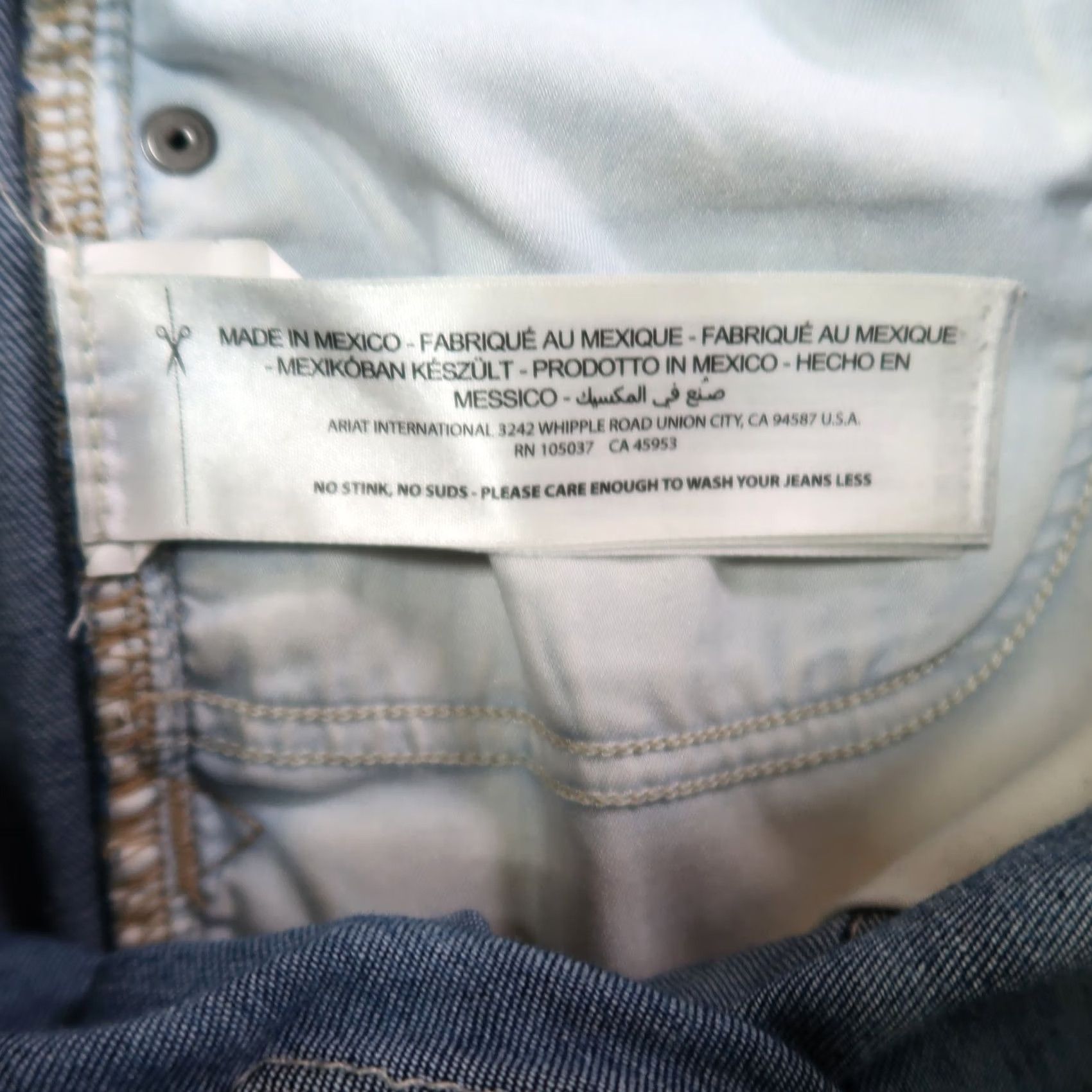 Ariat Ariat Jeans Womens 28 Regular Rise High 5-Pocket Denim Blue Bootcut Stretch Size 28" / US 6 / IT 42 - 4 Thumbnail