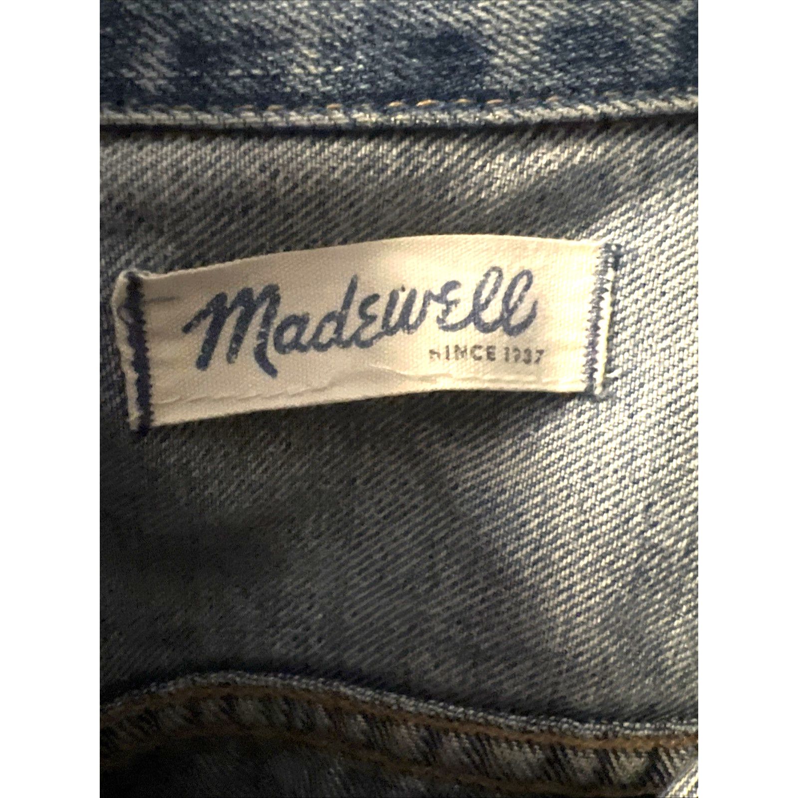 Madewell Madewell Stonewash Relaxed Denim Button Up Jean Jacket S Size S / US 4 / IT 40 - 9 Thumbnail