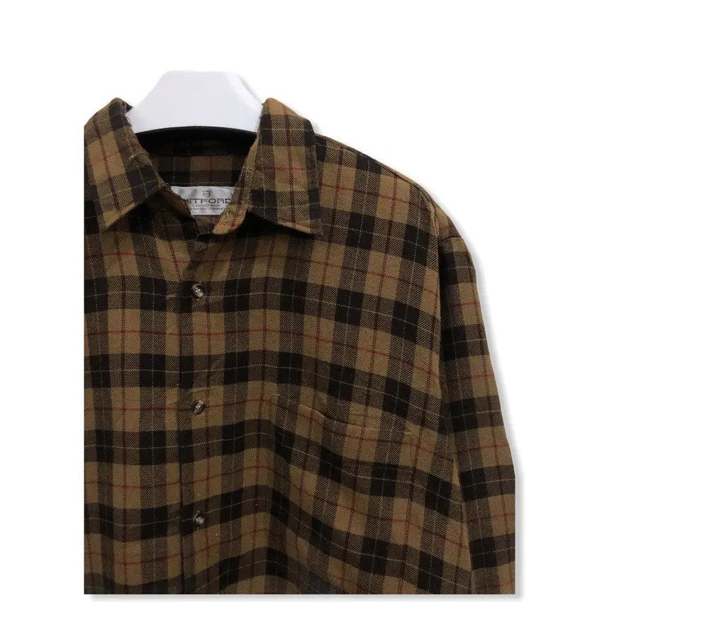 Flannel × Vintage Vintage Witford Plaid Tartan Flannel Shirt 👕 Size US M / EU 48-50 / 2 - 2 Thumbnail