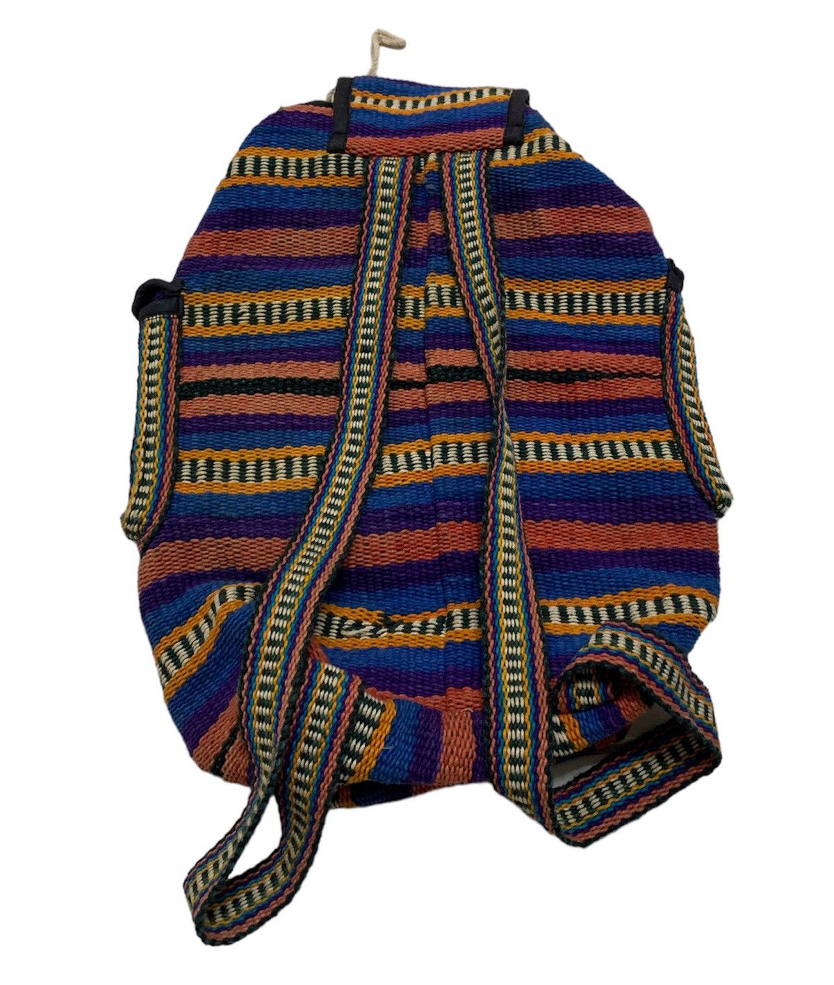 Vintage VINTAGE NAVAJO KNITTED MULTICOLOUR BACKPACK Size ONE SIZE - 3 Thumbnail
