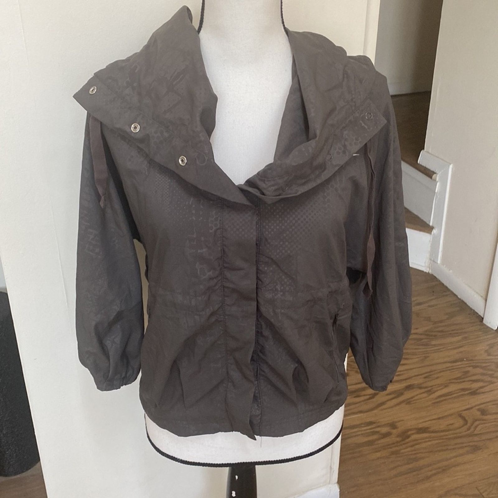 Nike Nike Vintage Y2k Nike Cowl/Funnel Neck Hooded Jacket Small. Size S / US 4 / IT 40 - 3 Thumbnail