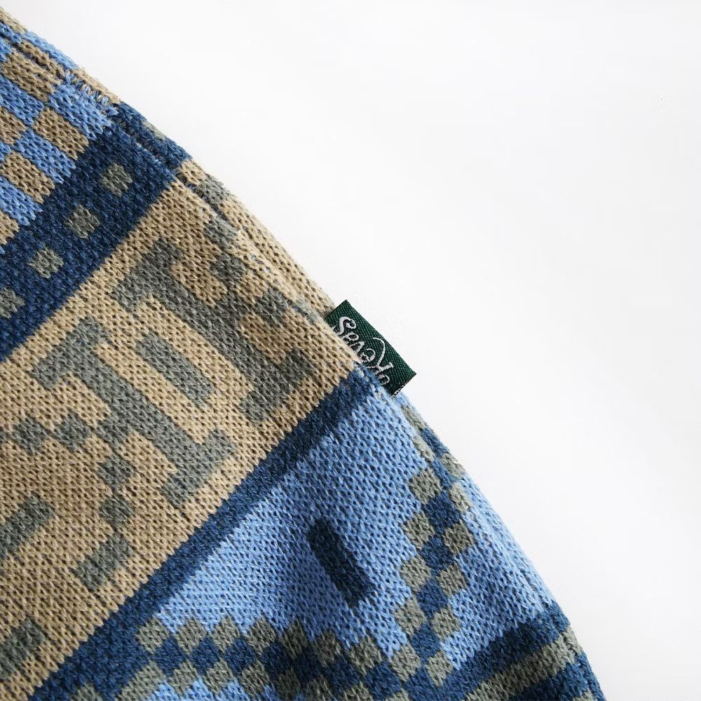 Coogi 🧵 Vanilla blue danny nordic knitted sweater Size US L / EU 52-54 / 3 - 4 Thumbnail