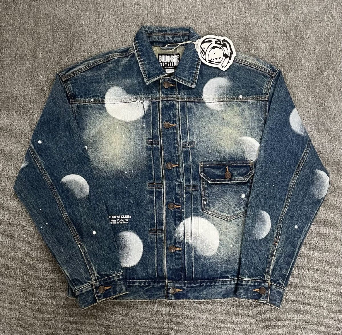 BBC ICECREAM Ink-Jet Heavy Work Denim Jacket