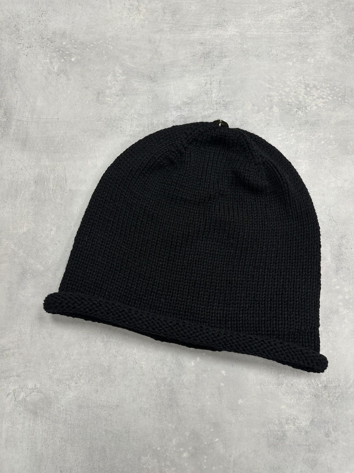 Chrome Hearts Chrome Hearts Hand Woven Cross Cashmere Beanie Black Size ONE SIZE - 4 Thumbnail