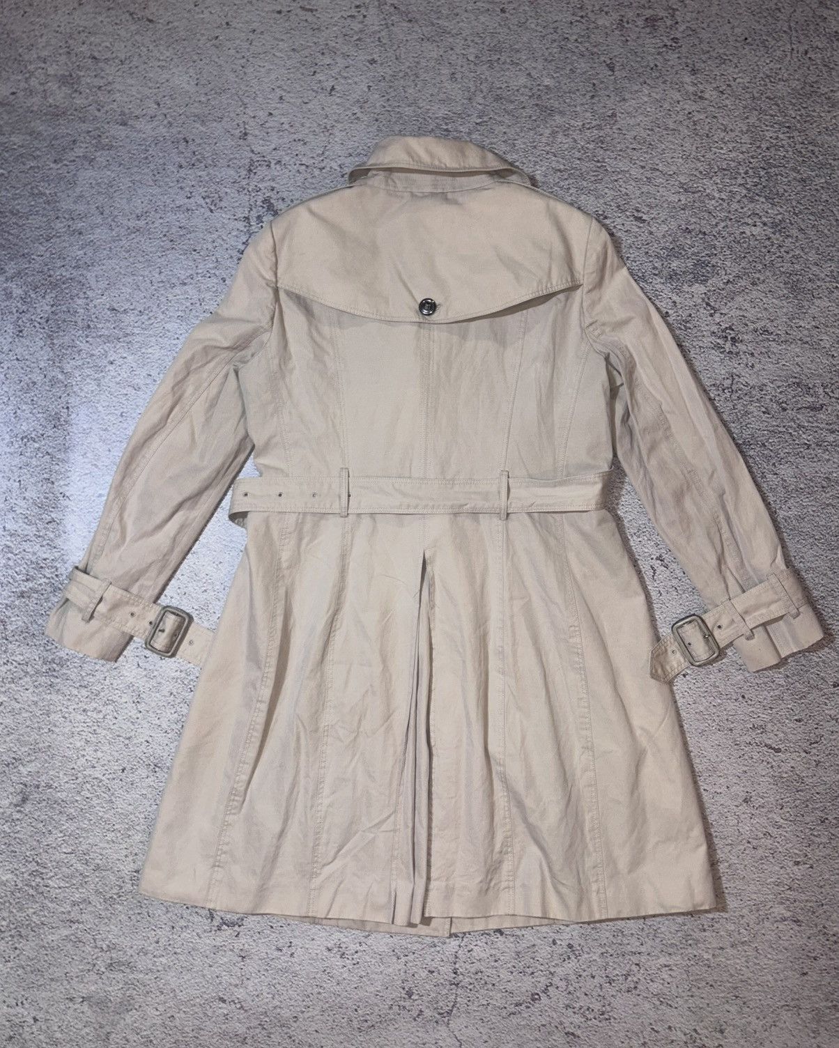 Burberry Burberry London Beige Belted Trench Coat – Made in Italy Size L / US 10 / IT 46 - 19 Thumbnail