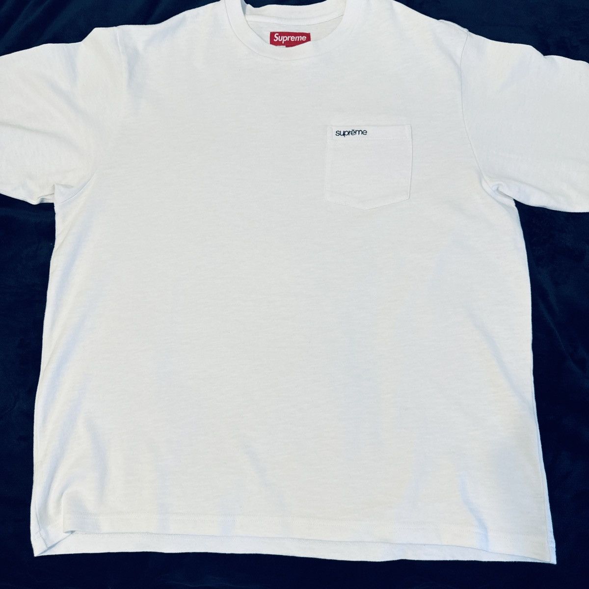 Supreme white baggy supreme t shirt Size US XL / EU 56 / 4 - 1 Thumbnail