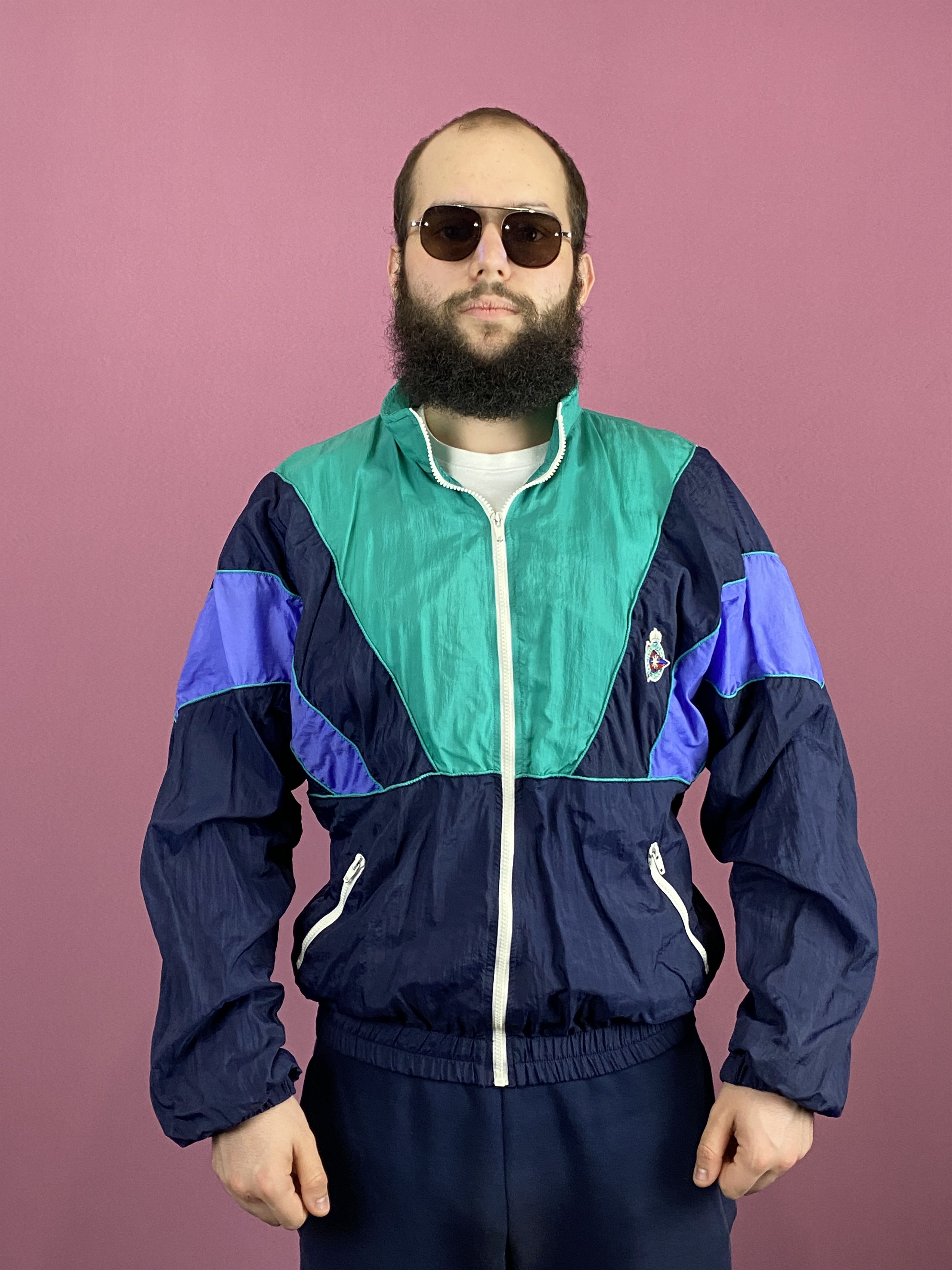 Hugo Boss × Vintage 90s Hugo Boss Sport Vintage Men's Windbreaker Jacket - M Size US M / EU 48-50 / 2 - 1 Thumbnail