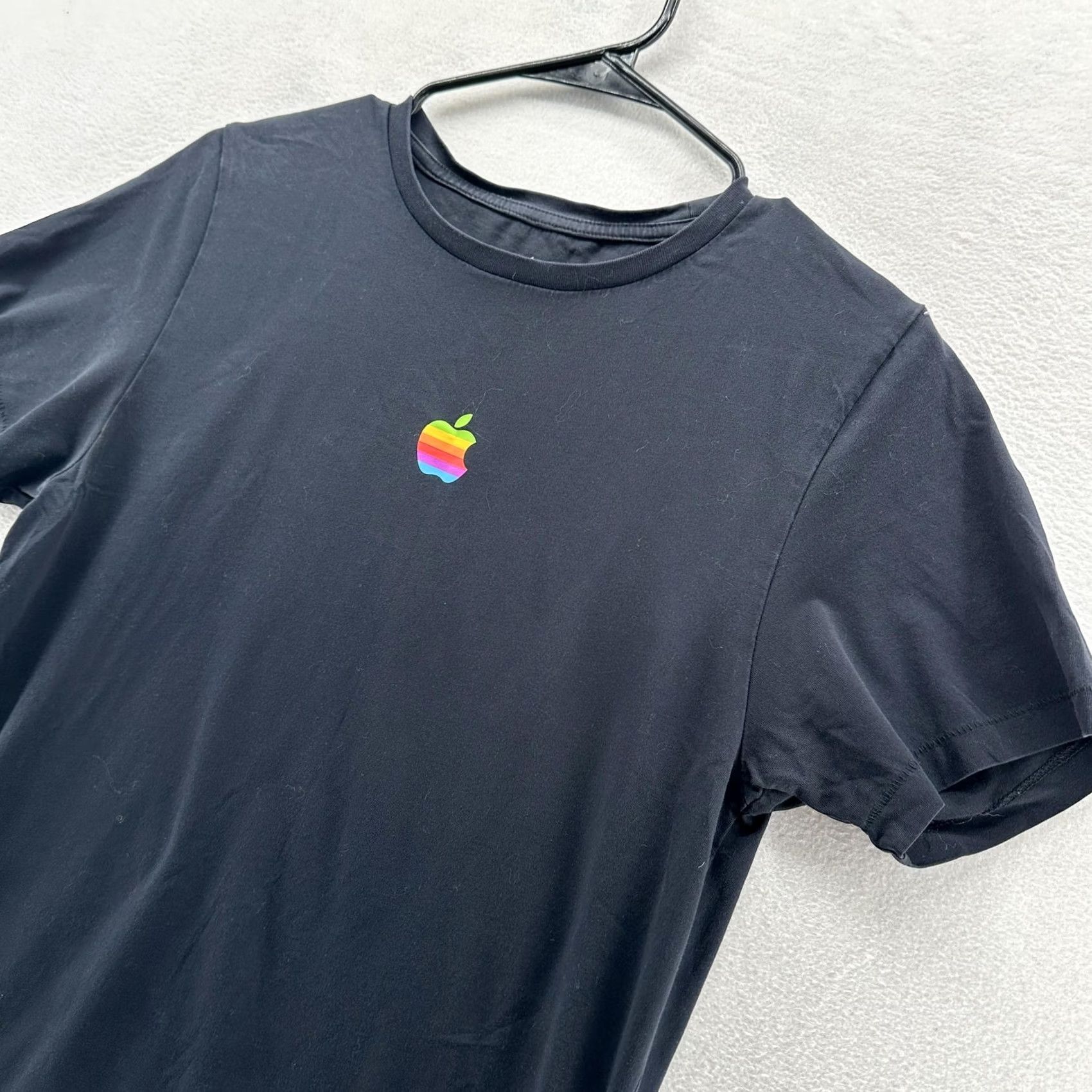 Apple VINTAGE Apple Shirt Mens Small Black Graphic Tee Short Sleeve Tech Size US S / EU 44-46 / 1 - 2 Thumbnail