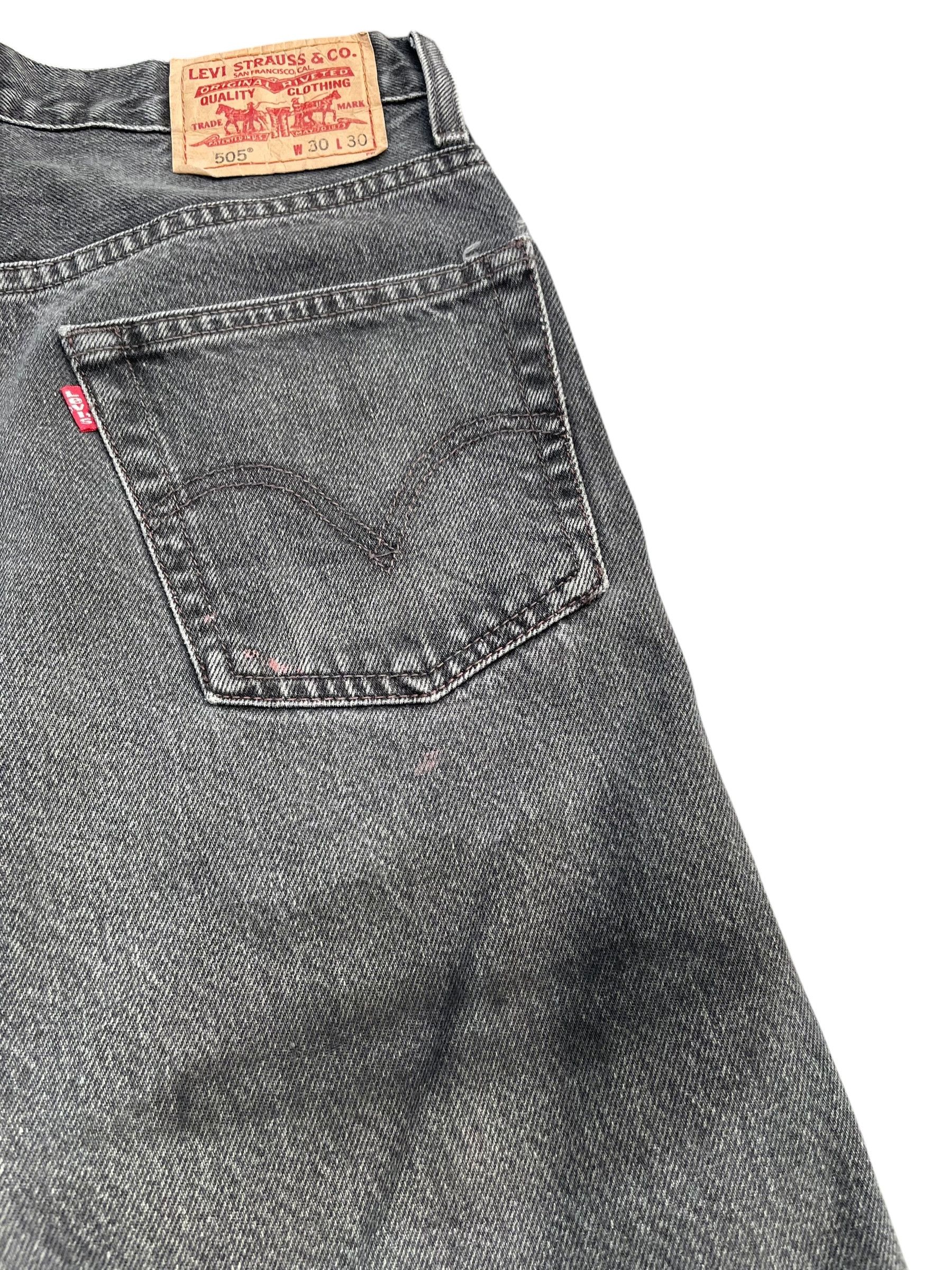 Levi's Vintage 2005 Levis 505 e Faded Distresed Size US 29 - 5 Thumbnail