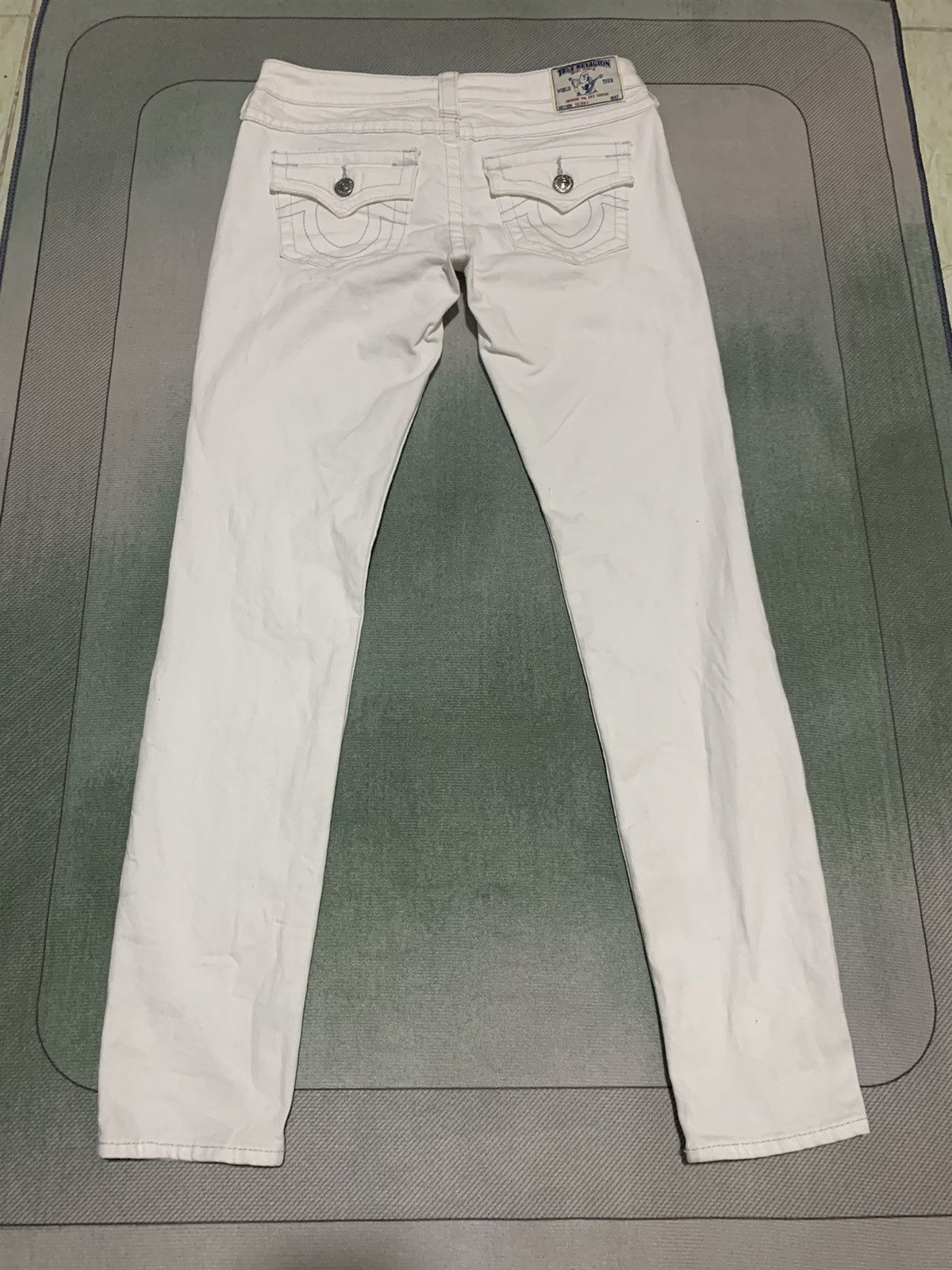 True Religion True Religion Basic Skinny W Flaps Jeans Size 28" / US 6 / IT 42 - 10 Thumbnail