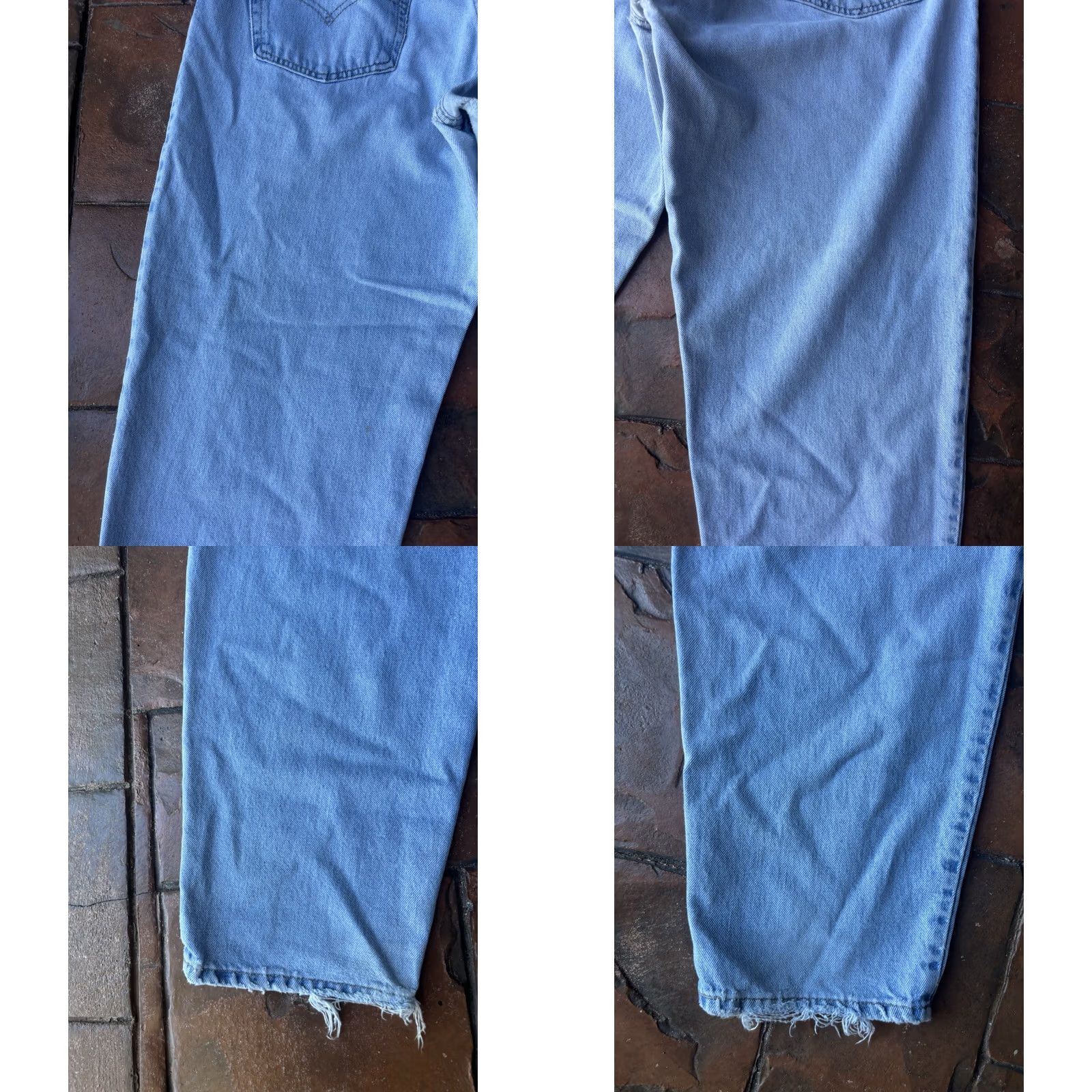 Levi's VINTAGE Levi's 560 Jeans Baggy Tapered Leg 38x30 Mens 90s Blue Denim Slim Straight Wide Leg Size US 38 / EU 54 - 9 Thumbnail