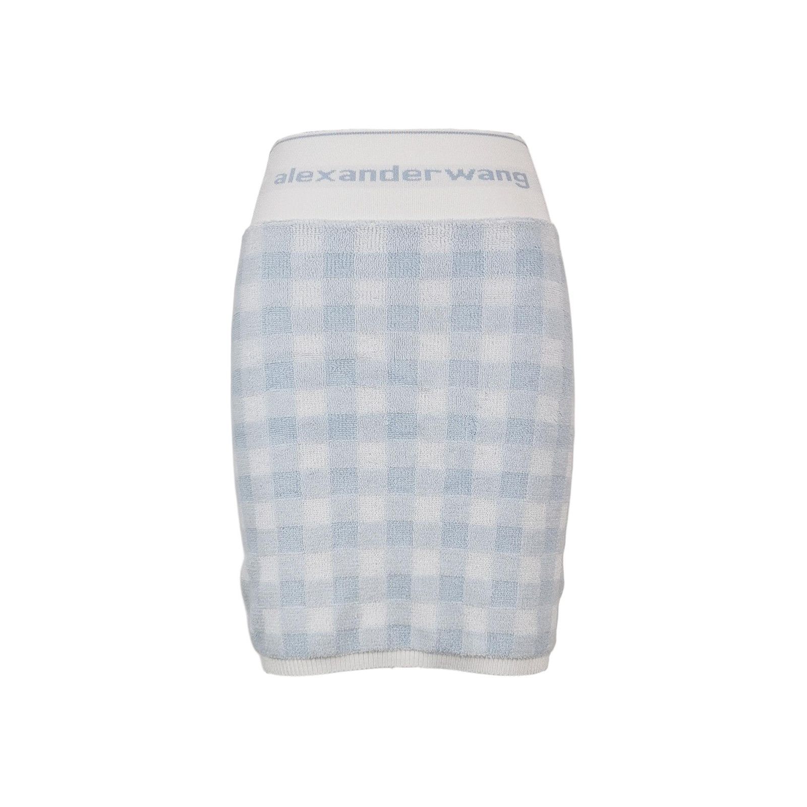 Alexander Wang Alexander Wang Gingham Logo Mini Skirt Size XS Size 25" / US 0 / IT 36 - 1 Thumbnail