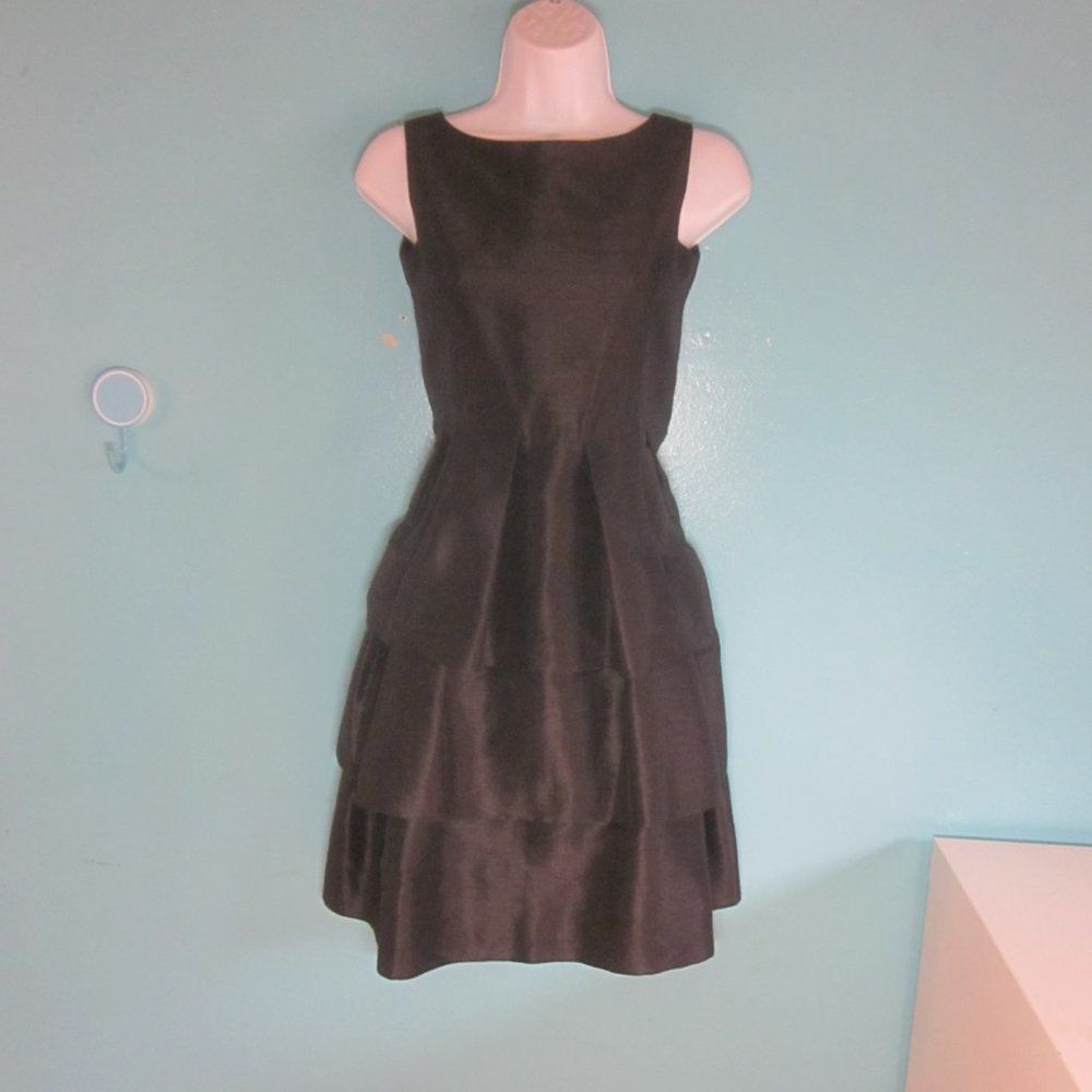 Samantha Sung Alfred Sung Black Tiered Party Dress Size 2 Size XS / US 0-2 / IT 36-38 - 10 Thumbnail