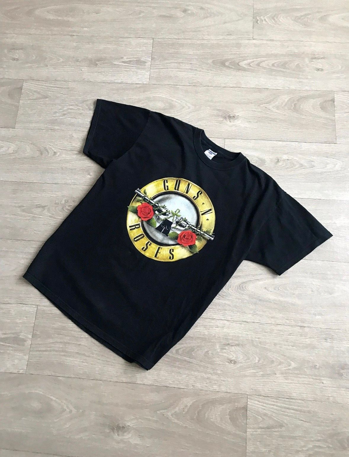 Pre-owned Band Tees X Guns N Roses Vintage Guns N Roses T-shirt In Black