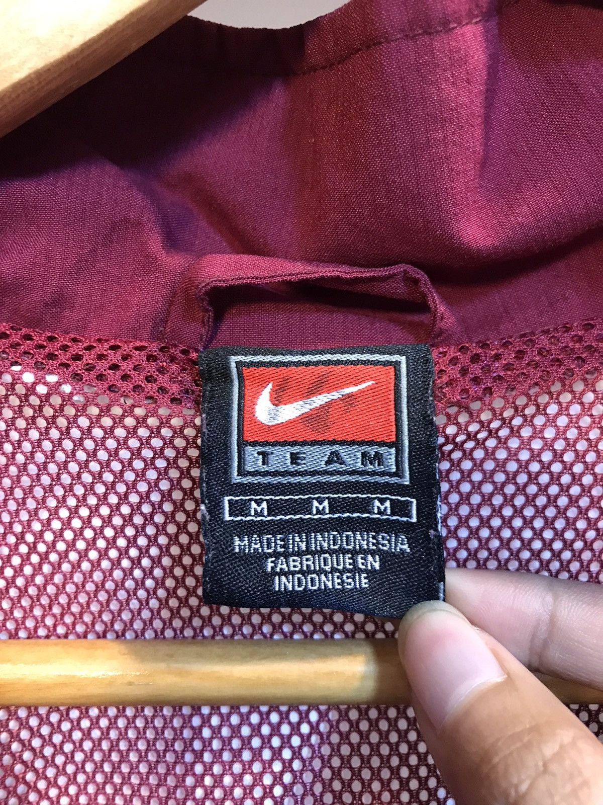 Nike × Vintage Vintage Nike Team Two Tone Windbreaker Jacket Size US M / EU 48-50 / 2 - 3 Thumbnail