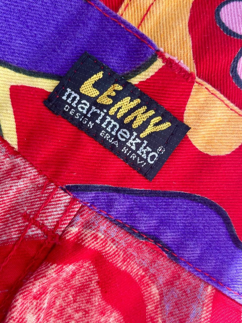 Marimekko Vintage 1990s Marimekko mini skirt Size 38" / US 16 / IT 52 - 4 Thumbnail
