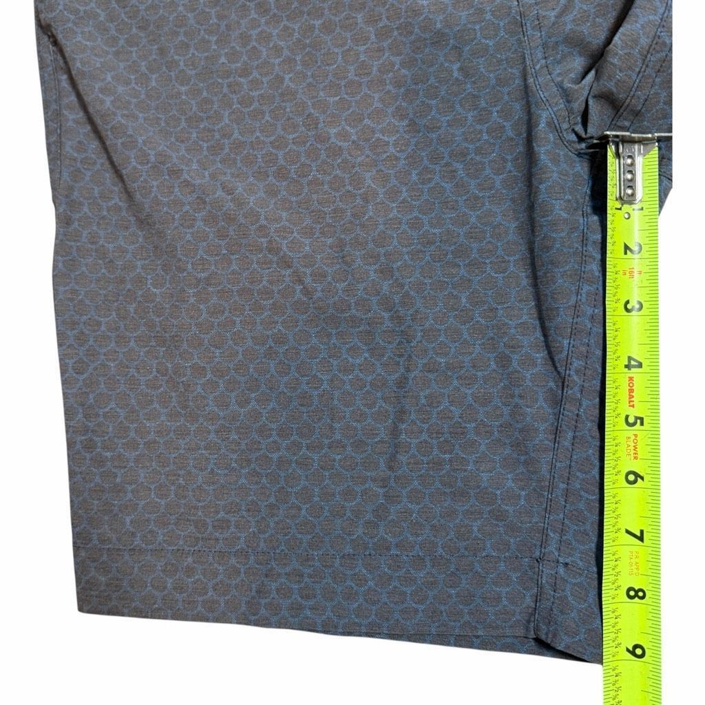 Faherty Faherty All Day Shorts Mens Size 33 9" Inseam Patterned Blue Size US 33 - 5 Thumbnail