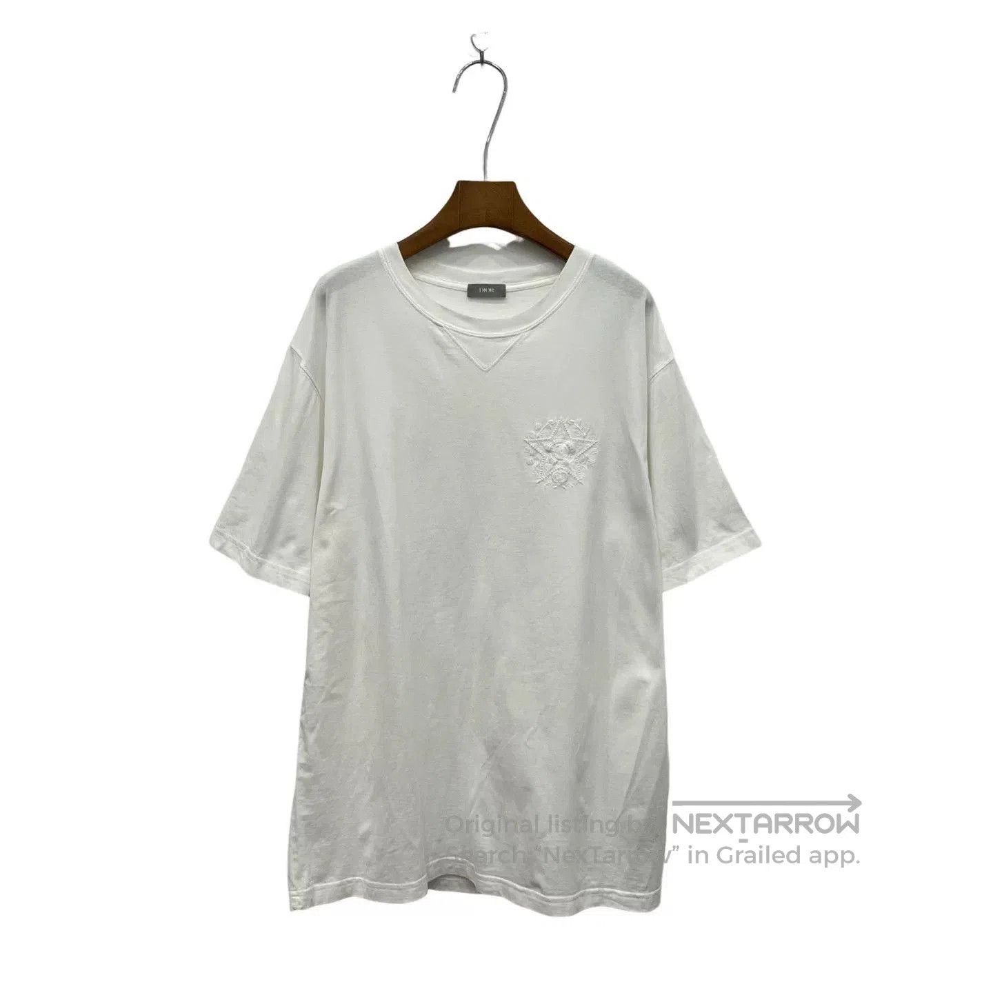 Dior Dior White Pentagram Short Sleeve XL. Size US XL / EU 56 / 4 - 1 Thumbnail