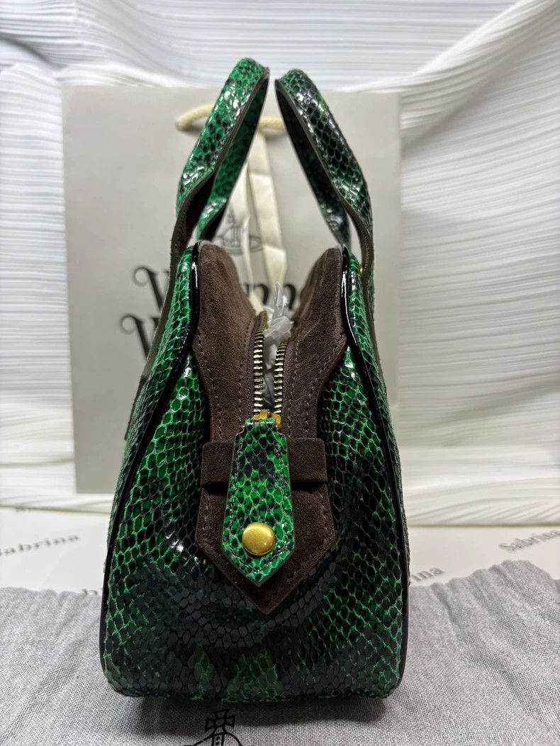 Vivienne Westwood Vivienne Westwood size os Green bowling bag with snake year Size ONE SIZE - 3 Thumbnail