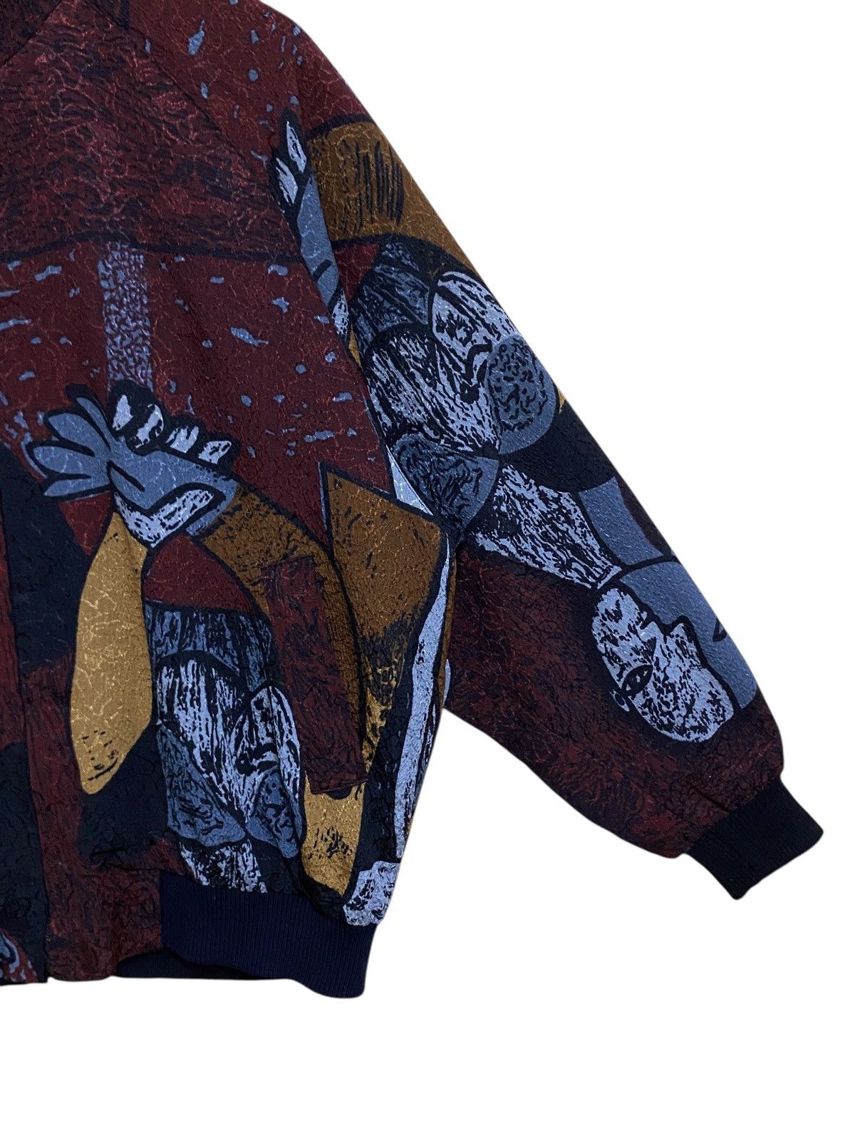 Vintage Rare Design Vintage Brand Art Picasso Fullprint Jacket 1990s Size US XL / EU 56 / 4 - 5 Thumbnail