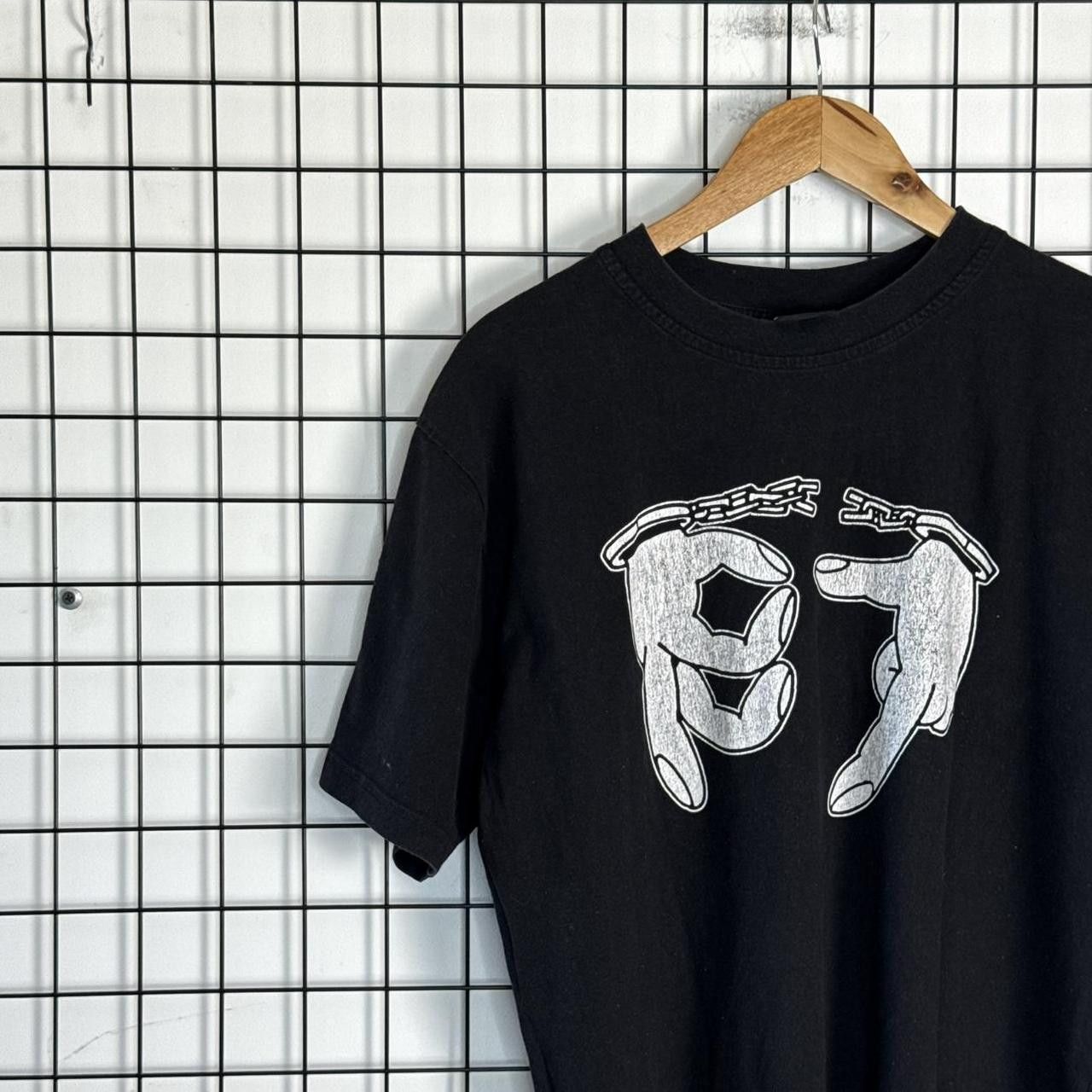 Vintage 187 Strassbande T shirt Hip Hop Band Vintage Size US L / EU 52-54 / 3 - 4 Thumbnail