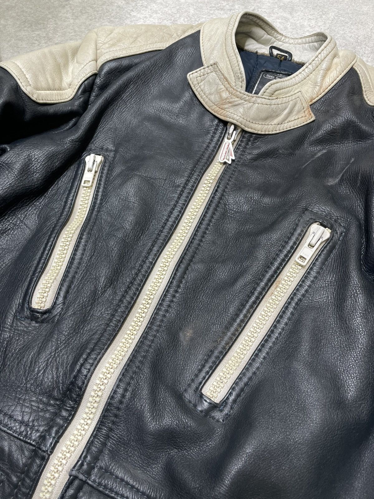 Hein Gericke Hein Gericke VTG Speed Team Racing Moto Hype Jacket Beige Size US M / EU 48-50 / 2 - 3 Thumbnail