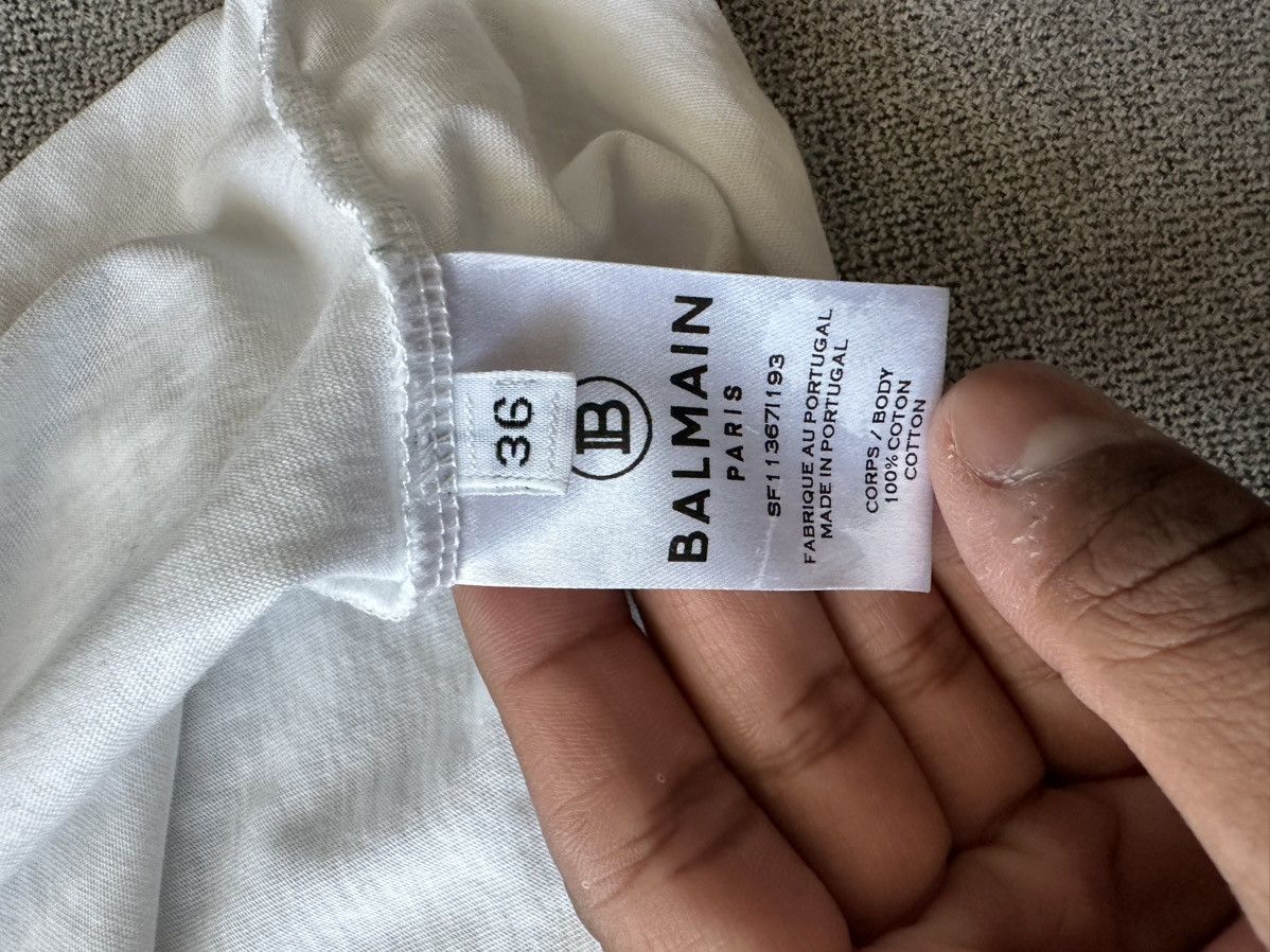 Balmain Balmain Tshirt Size XS / US 0-2 / IT 36-38 - 5 Thumbnail