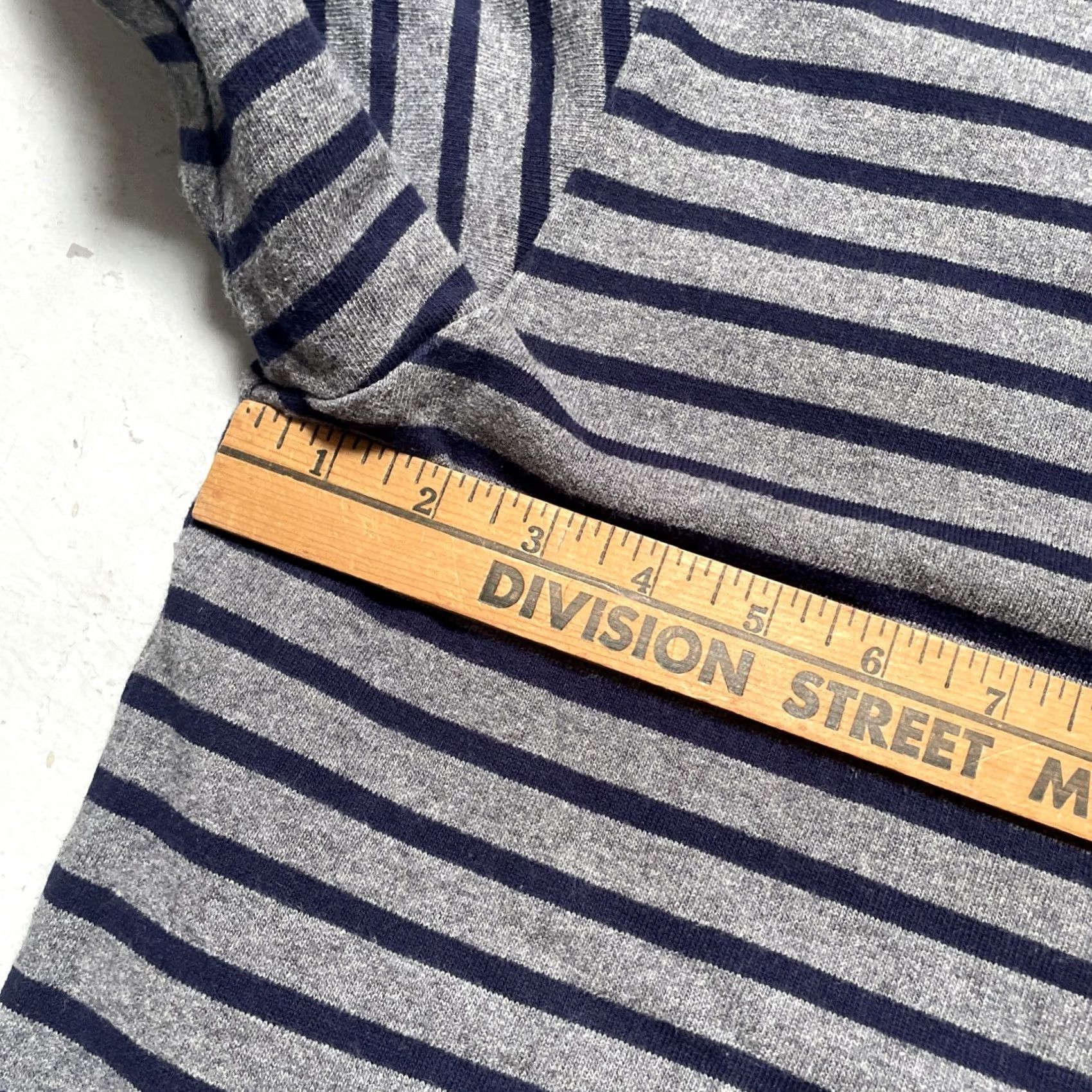 Percival Orcival France Fleece Lined Striped Nautical Sweatshirt Made Japan 5 (M-L) Unisex Adults Multicolor Size US S / EU 44-46 / 1 - 2 Thumbnail