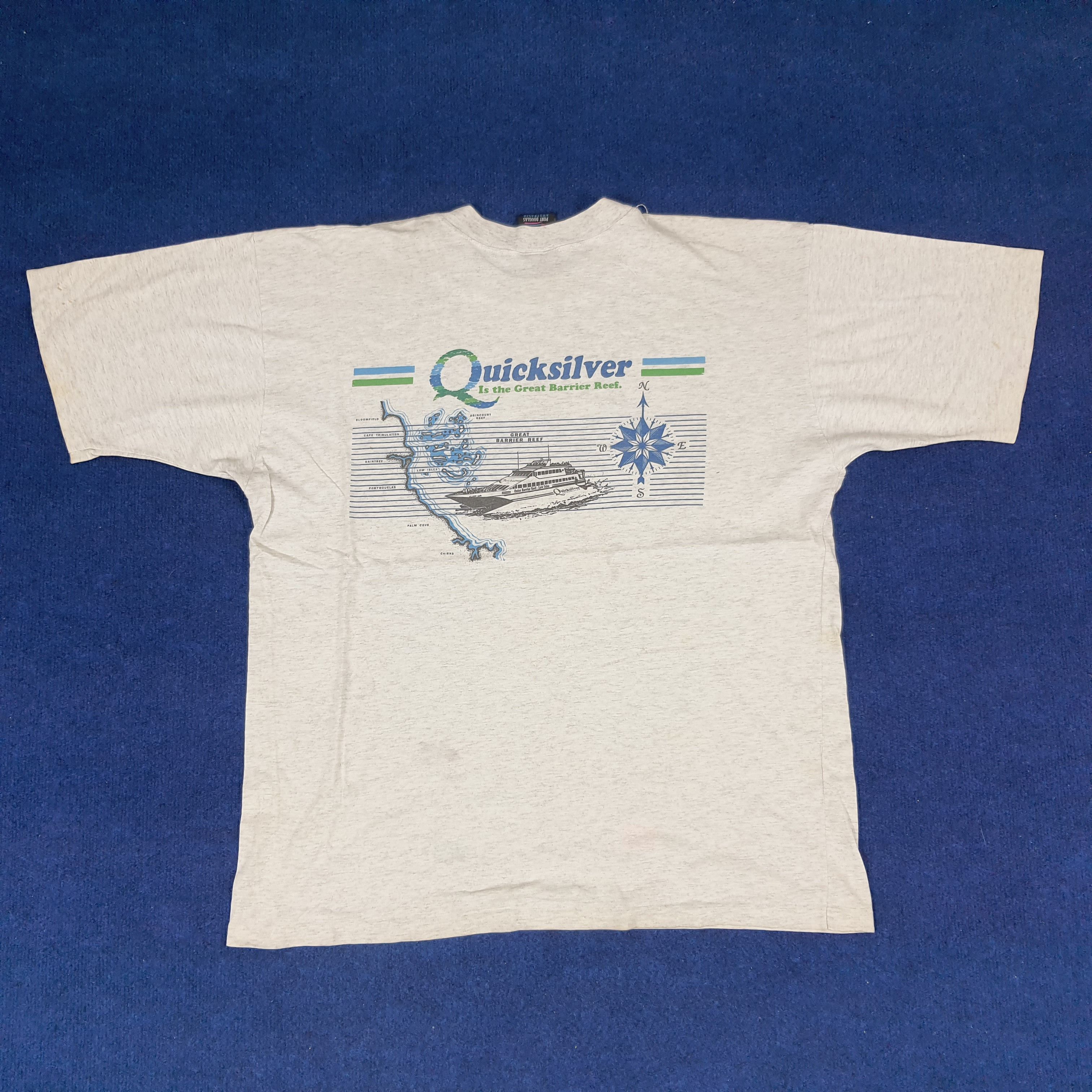 Quicksilver × Vintage Vintage Quicksilver Port Douglas Australia T-shirts Size US XL / EU 56 / 4 - 1 Thumbnail