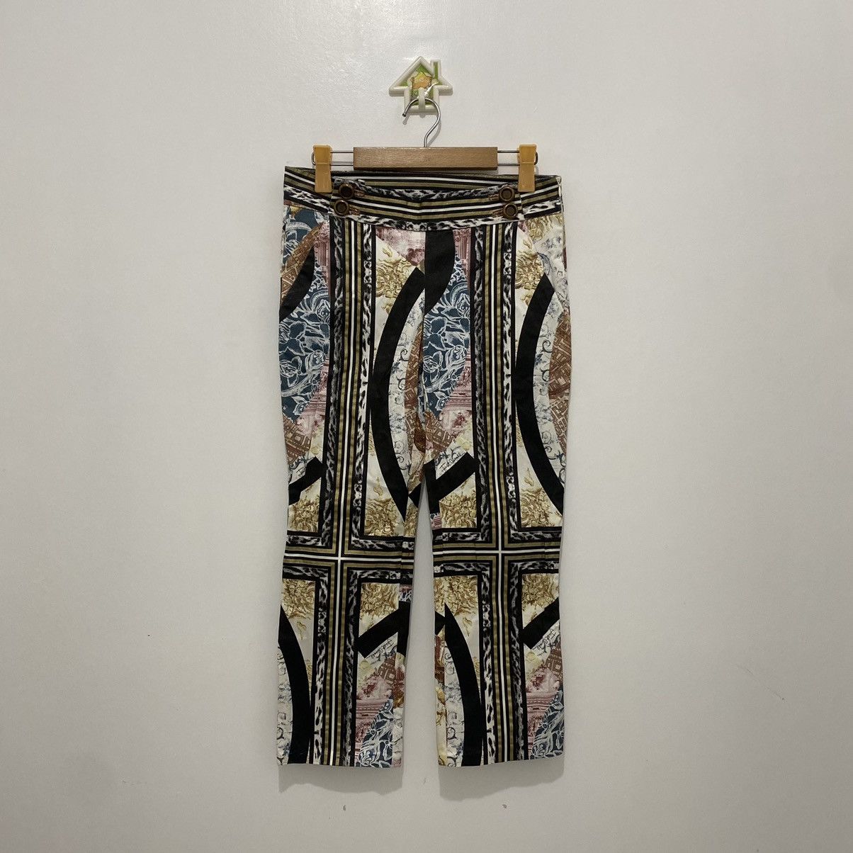 Just Cavalli × Roberto Cavalli Just Cavalli Printed Pants Size 27" / US 4 / IT 40 - 4 Thumbnail