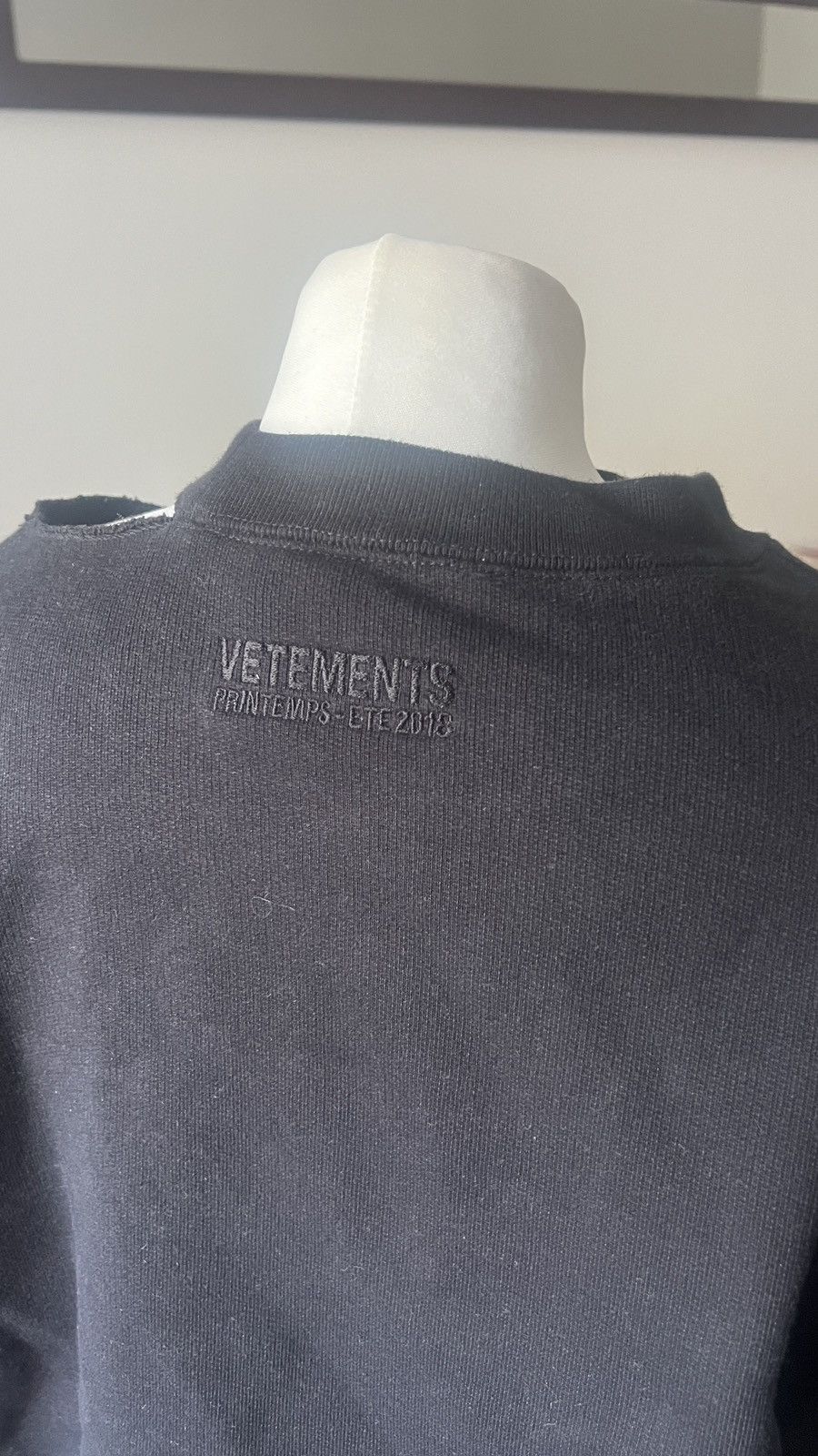 Vetements Vetements Custom Cropped Label Sweater Size M / US 6-8 / IT 42-44 - 5 Thumbnail