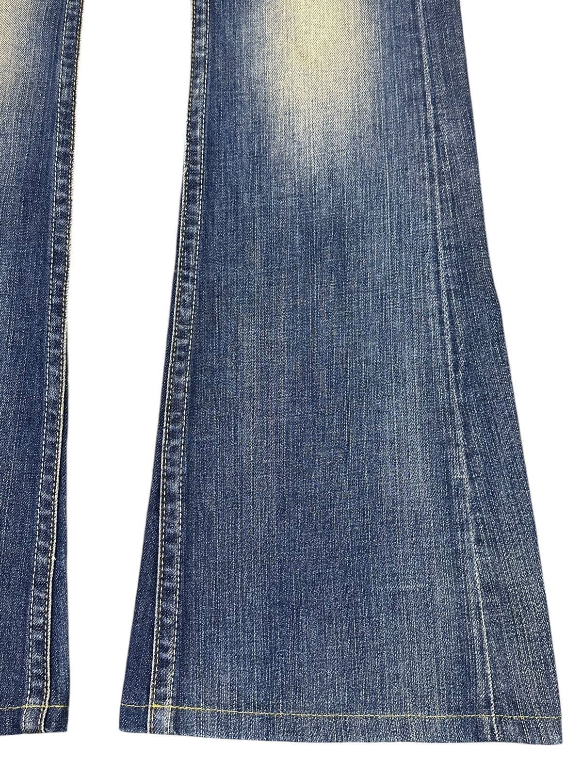 If Six Was Nine Vintage Japanese Brand Faded Wash Bell Bottom Flare Jeans Size US 29 - 8 Thumbnail