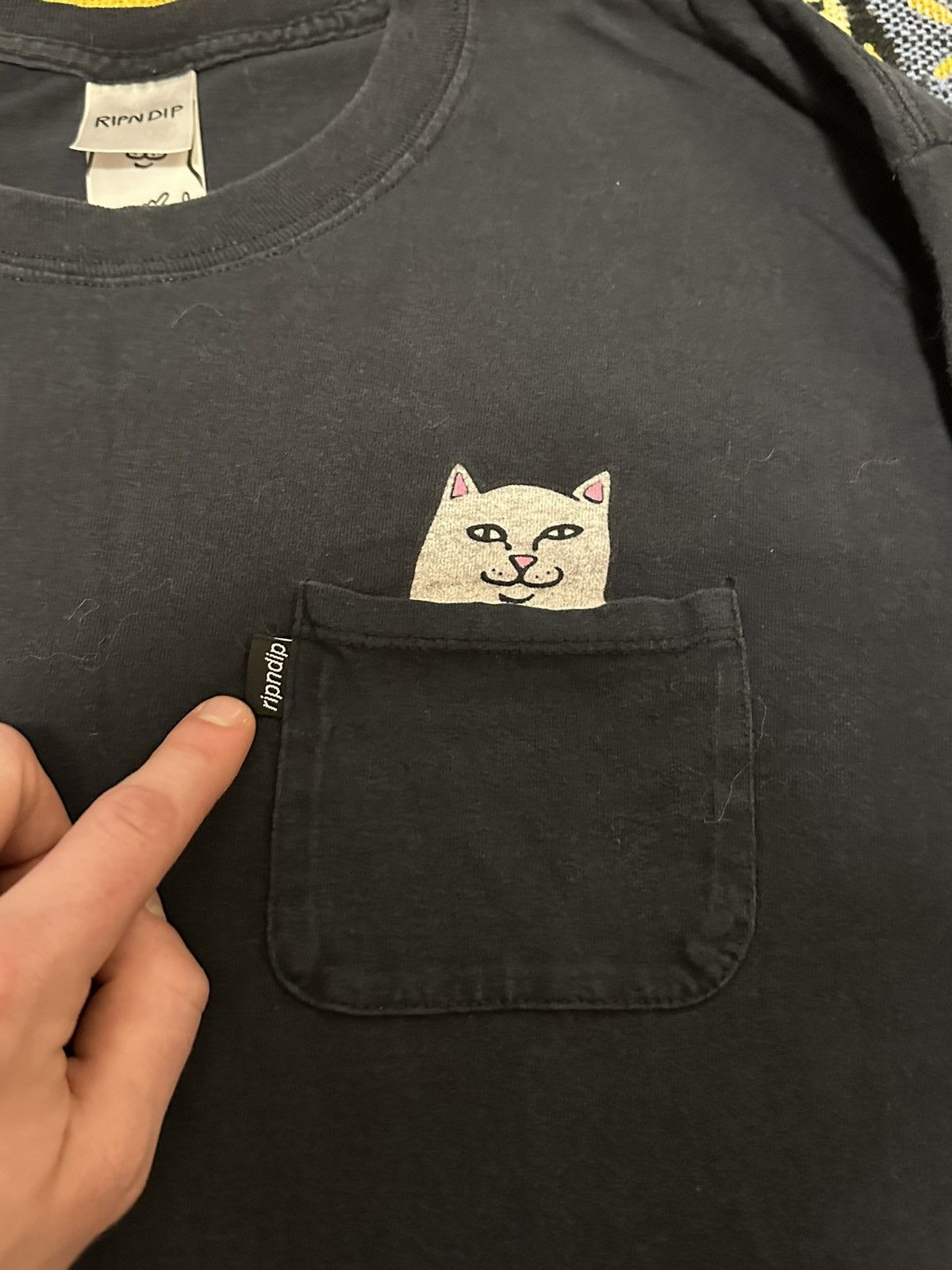 RIPNDIP Vintage Y2K Rip N Dip Black Longsleeve T-Shirt Size US L / EU 52-54 / 3 - 3 Thumbnail