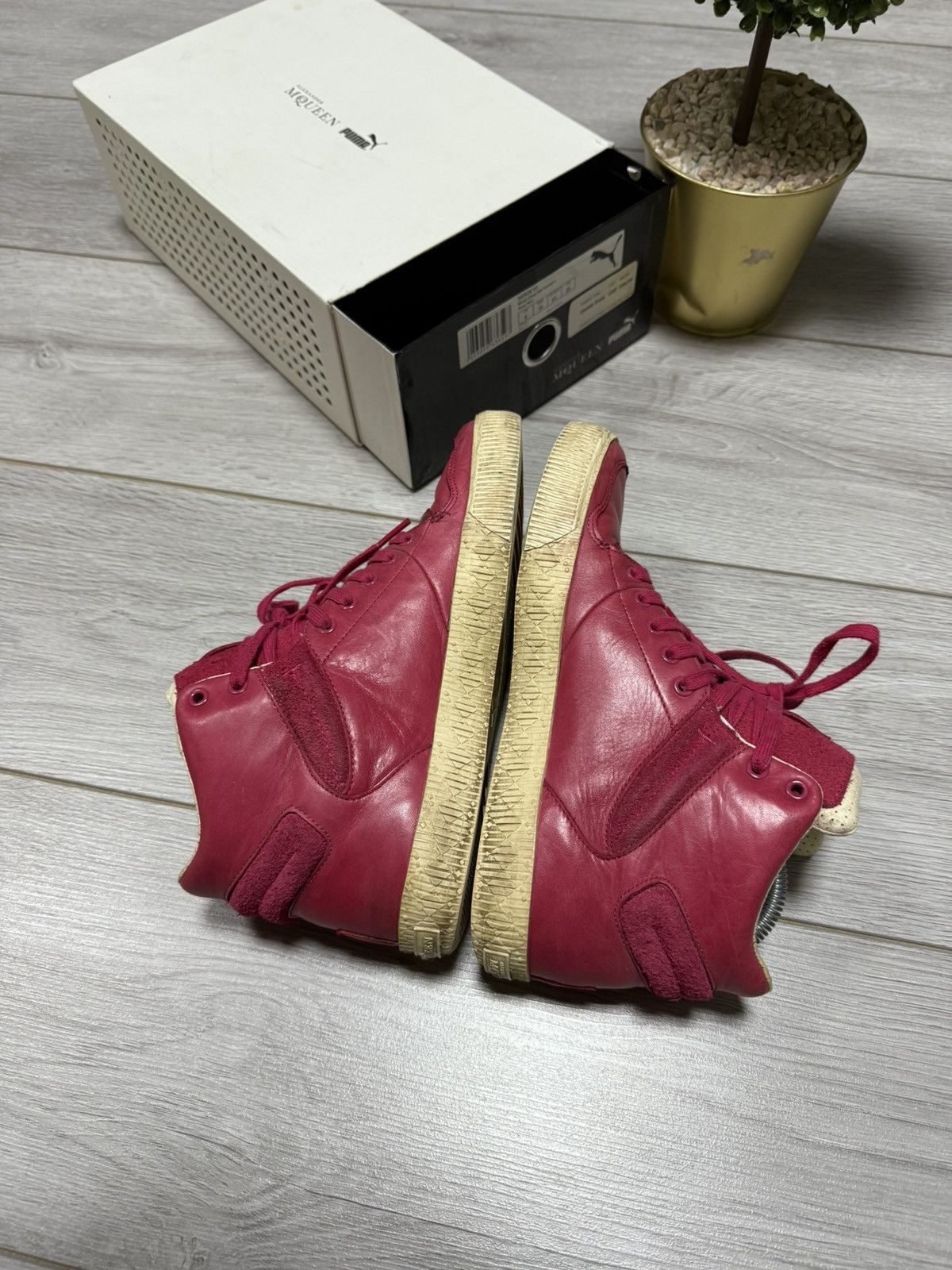 Alexander McQueen × Puma Alexander McQueen x Puma street climb leather sneakers Size US 8.5 / IT 38.5 - 6 Thumbnail