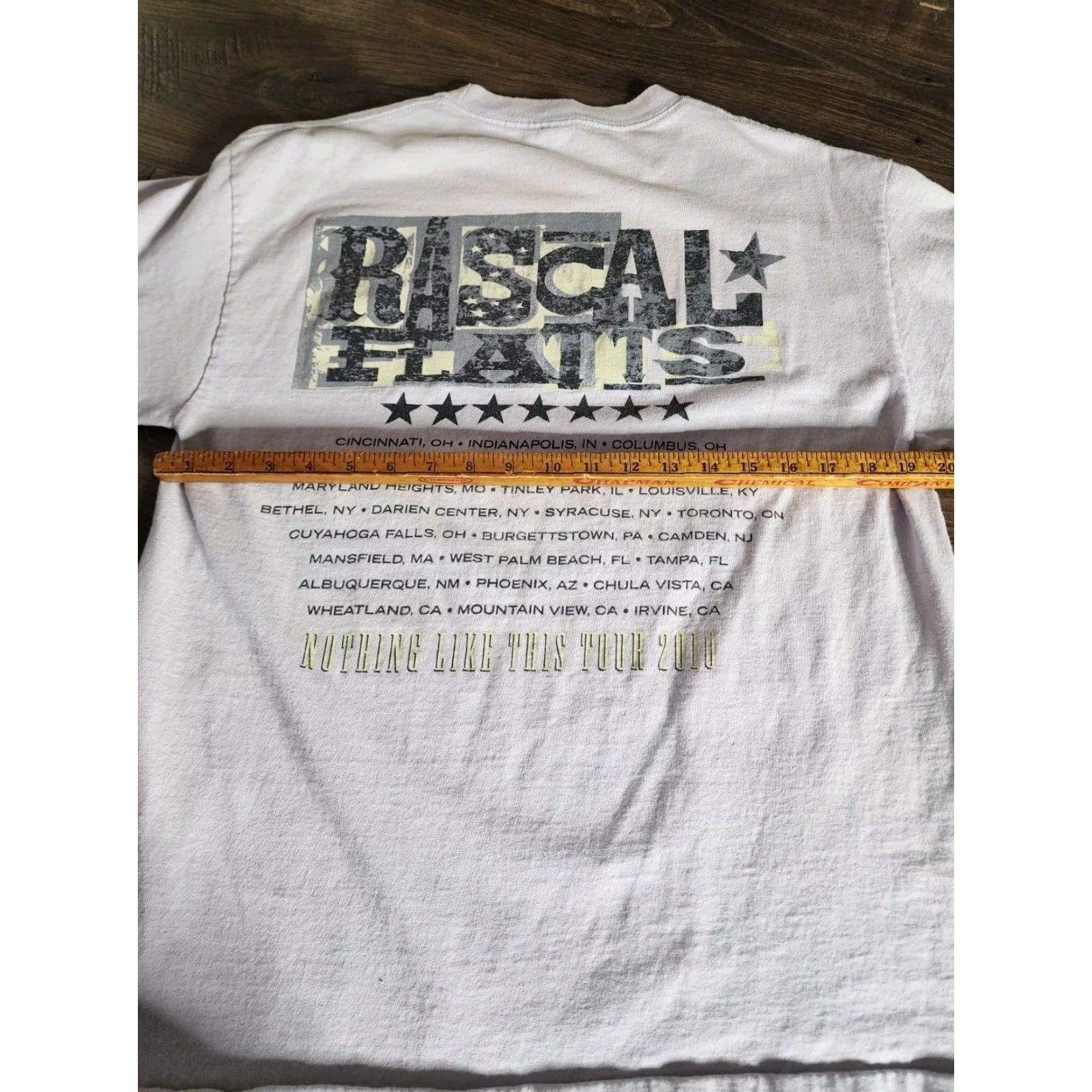 AAA Rascal Flatts Nothing Like This Tour 2010 T Shirt L Gray Double Sided Mens Size US L / EU 52-54 / 3 - 3 Thumbnail