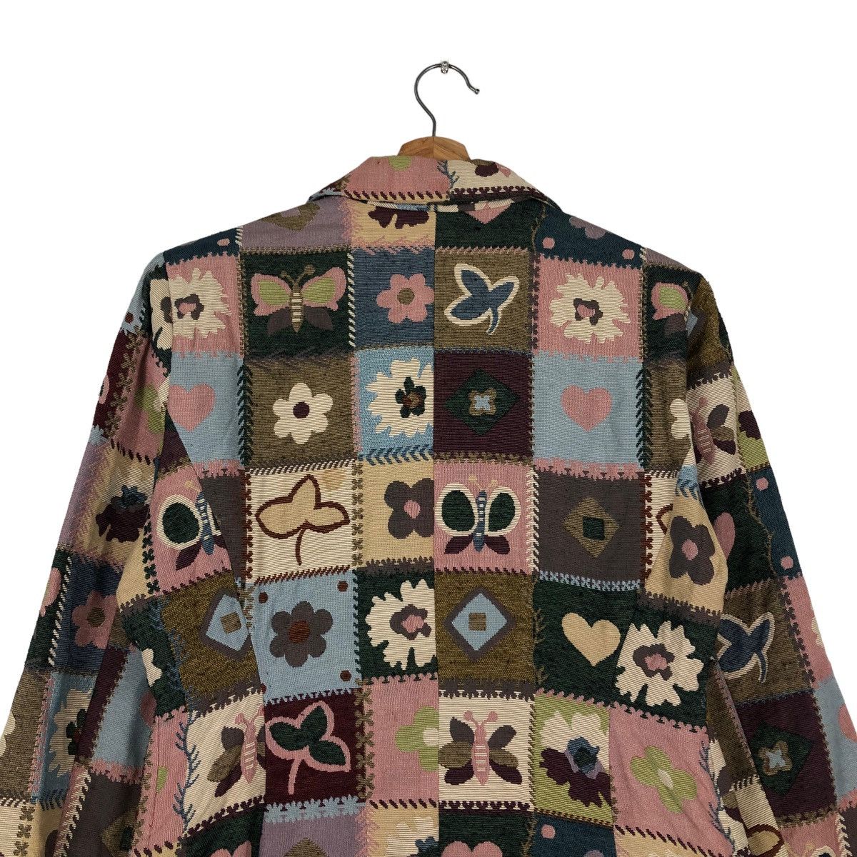 Designer 📌VINTAGE PATCHWORK DESIGN ART VALENTINA ITALY Size US S / EU 44-46 / 1 - 8 Thumbnail