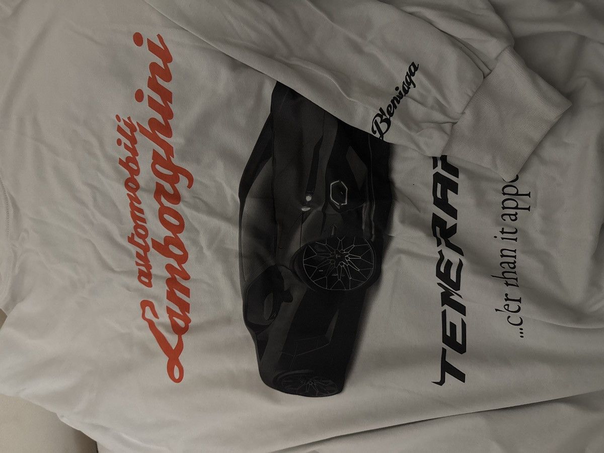 Balenciaga × Lamborghini AUTOMOBILI LAMBORGHINI T-SHIRT Size US M / EU 48-50 / 2 - 3 Thumbnail
