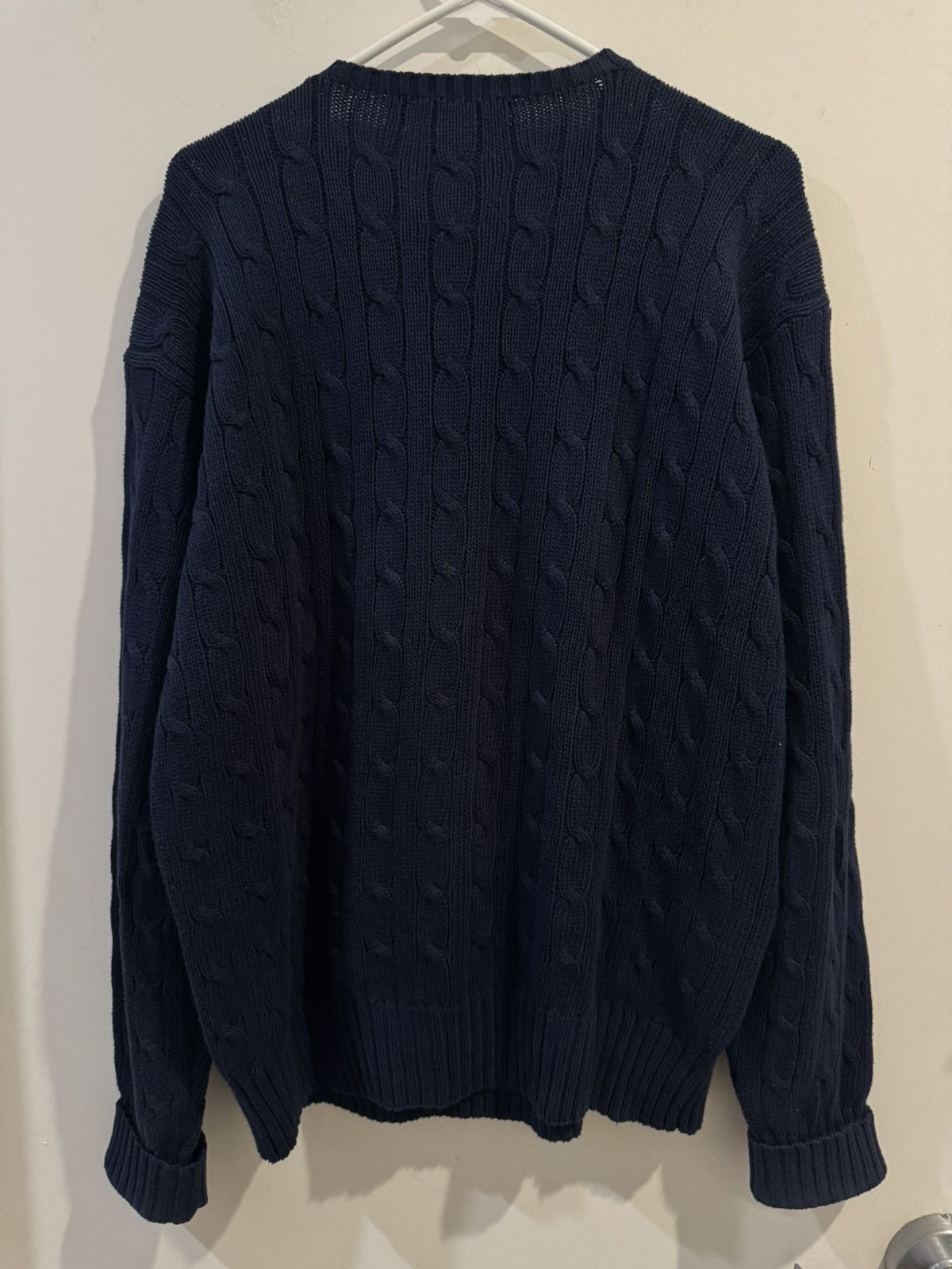 Polo Ralph Lauren Vtg 90s Polo Ralph Lauren Golf Sweater Cable Knit Medium Size US M / EU 48-50 / 2 - 4 Thumbnail