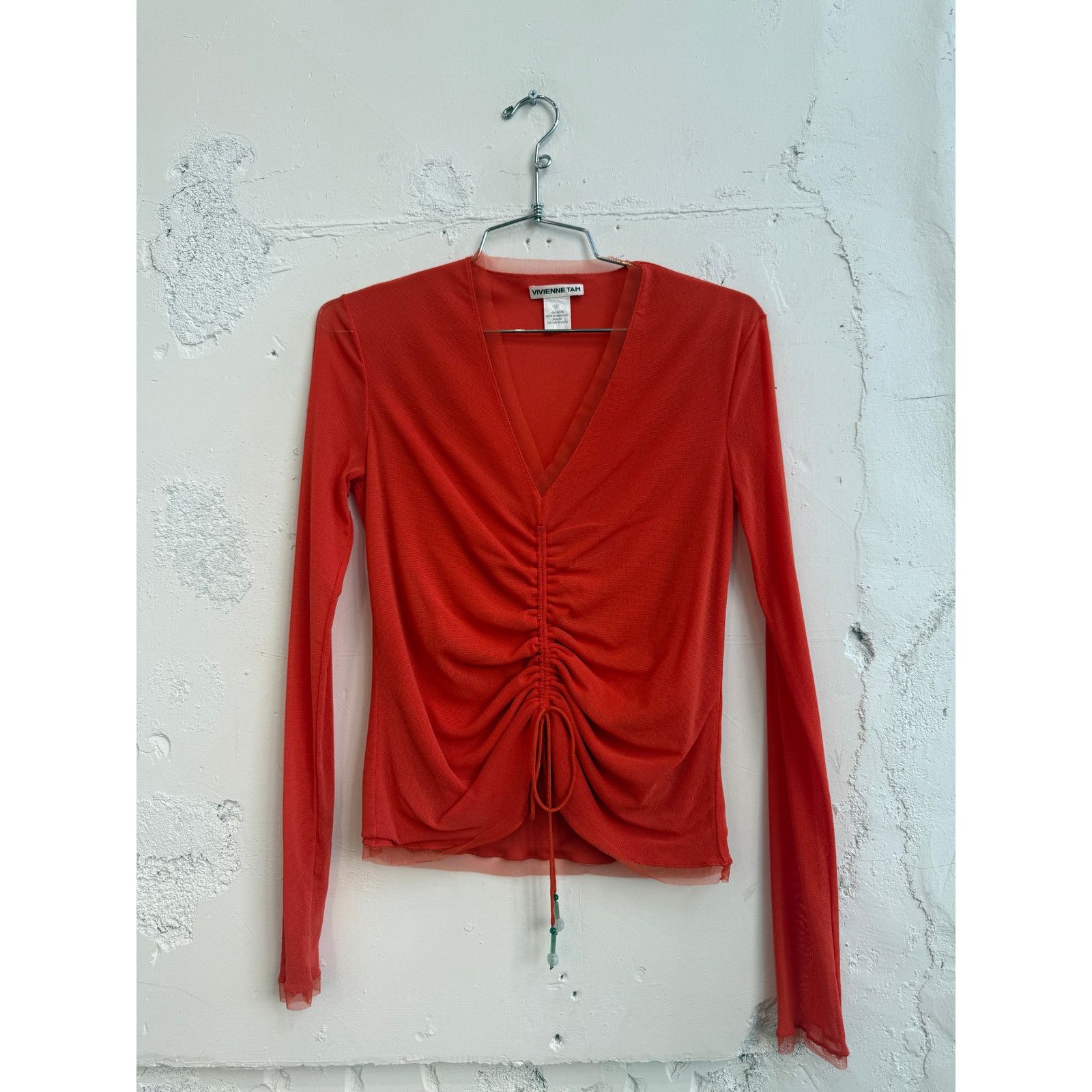Vivienne Tam Vintage Vivienne Tam Mesh Blouse Size XS / US 0-2 / IT 36-38 - 1 Thumbnail