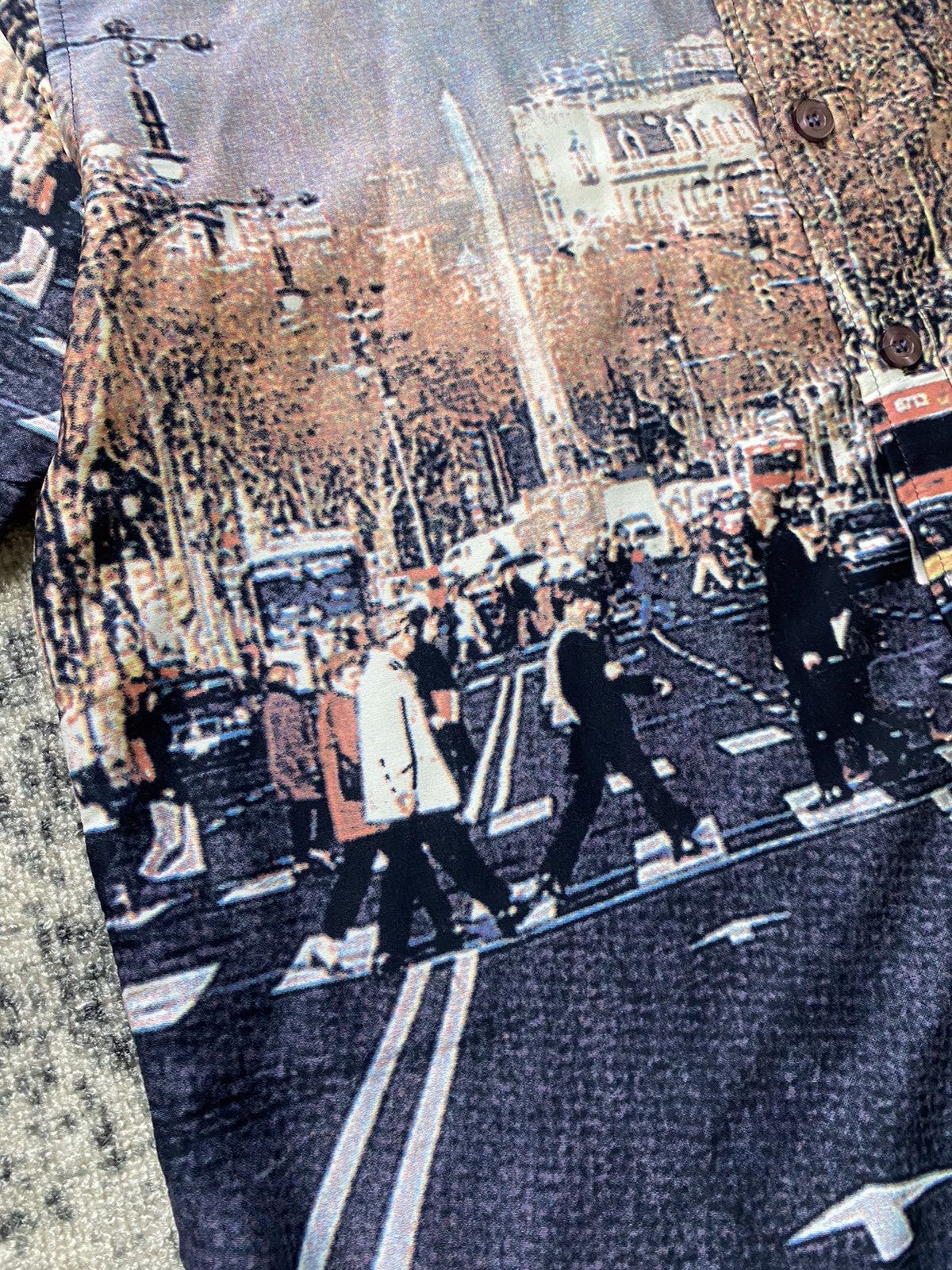Other Vintage Uth Cultur Shirt Button Ups Full Print City Y2K 90s Size US M / EU 48-50 / 2 - 5 Thumbnail