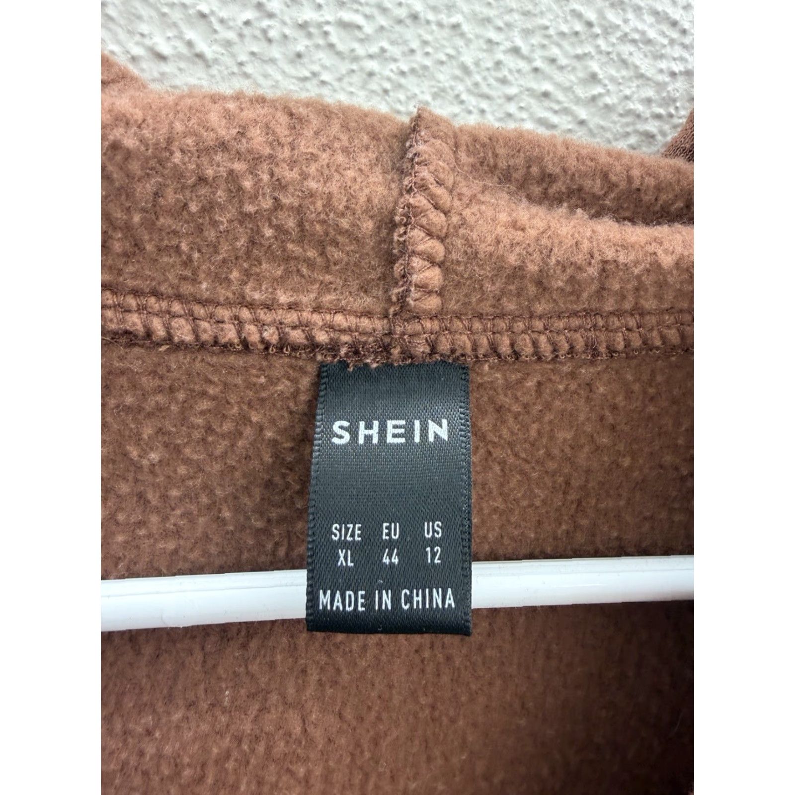 Shein Shein Womens Sweatshirt XL Brown Full Zip Hooded Long Sleeve Pullover Zippered Casual Winter Spring Fall Women’s Regular Size Type: Sweatshirt Size XL / US 12-14 / IT 48-50 - 4 Thumbnail