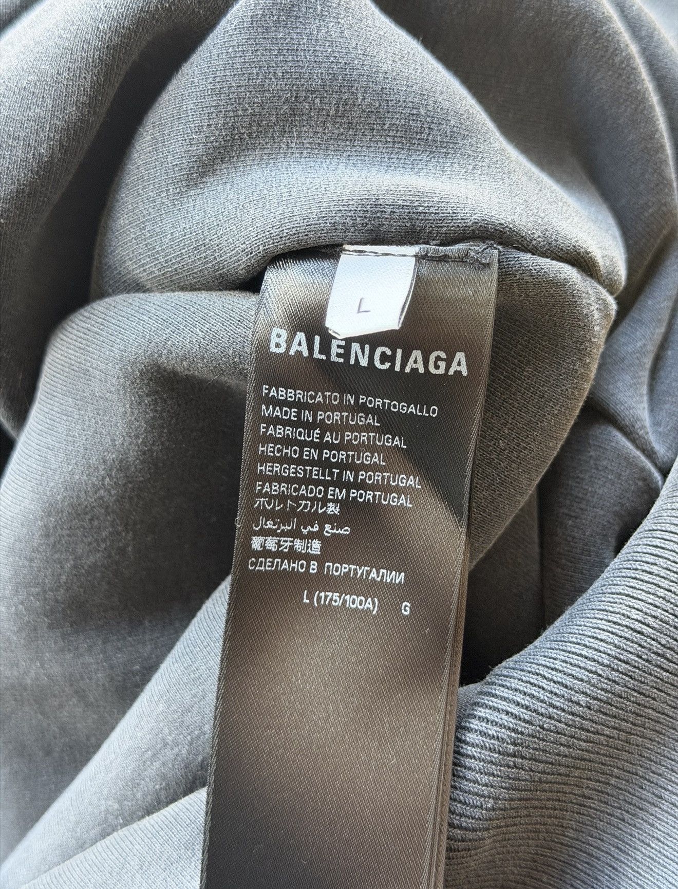 Balenciaga *RARE* BALENCIAGA DEMNA METALHEAD INSIDE OUT CREWNECK LARGE Size US L / EU 52-54 / 3 - 18 Thumbnail
